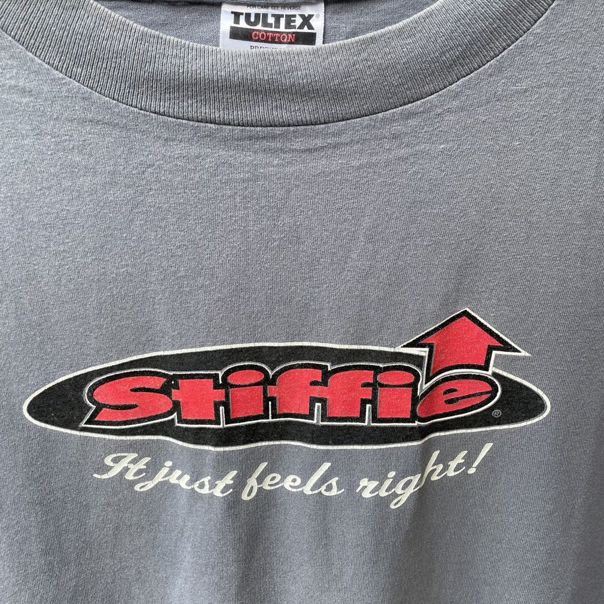 Welcome Skateboards 🔥Vintage 90s Stiffies Double Mirror Print Skateboard Tee Size US L / EU 52-54 / 3 - 6 Thumbnail