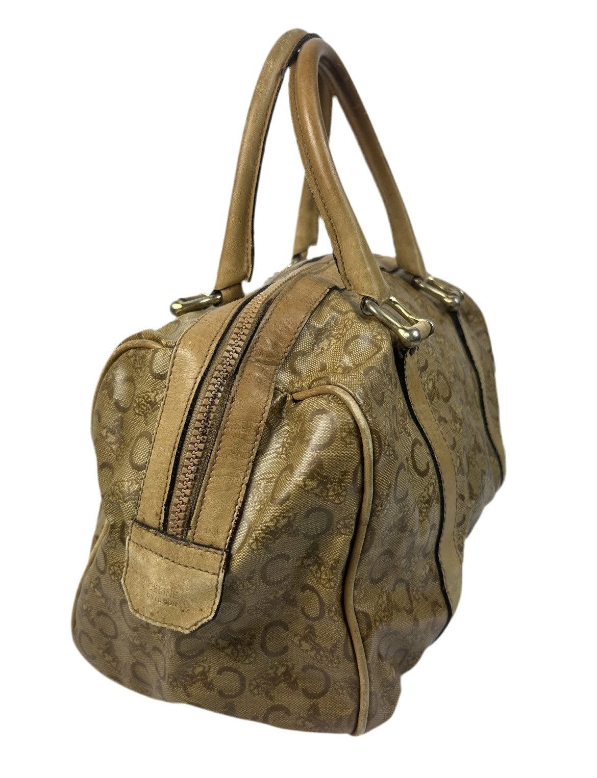 Celine Celine Macadam Leather Boston Bag Size ONE SIZE - 6 Thumbnail