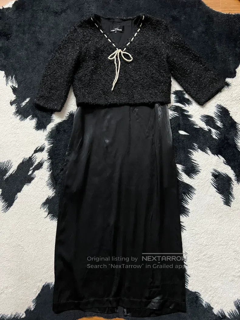 Comme des Garcons Comme Des Garcons Mixed material patchwork dress Size M / US 6-8 / IT 42-44 - 2 Thumbnail