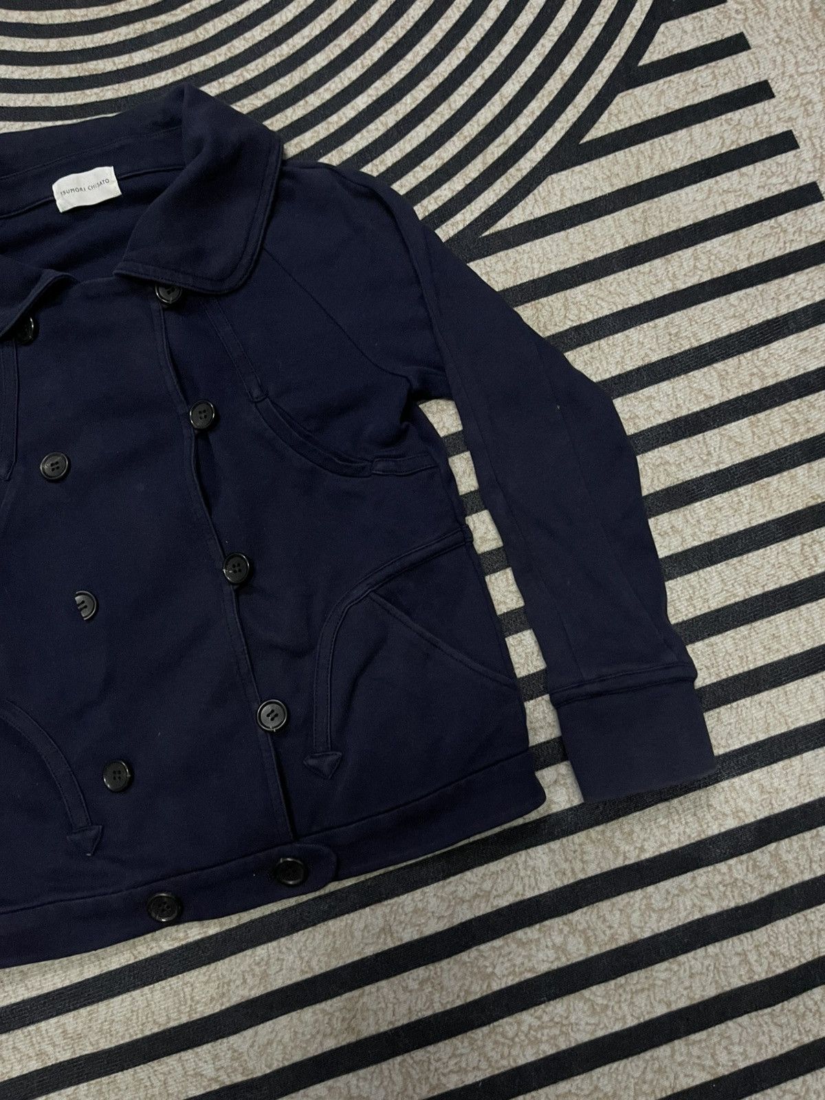 Tsumori Chisato VINTAGE ISSEY MIYAKE TSUMORI CHISATO PEACOAT COTTON JACKET Size S / US 4 / IT 40 - 4 Thumbnail