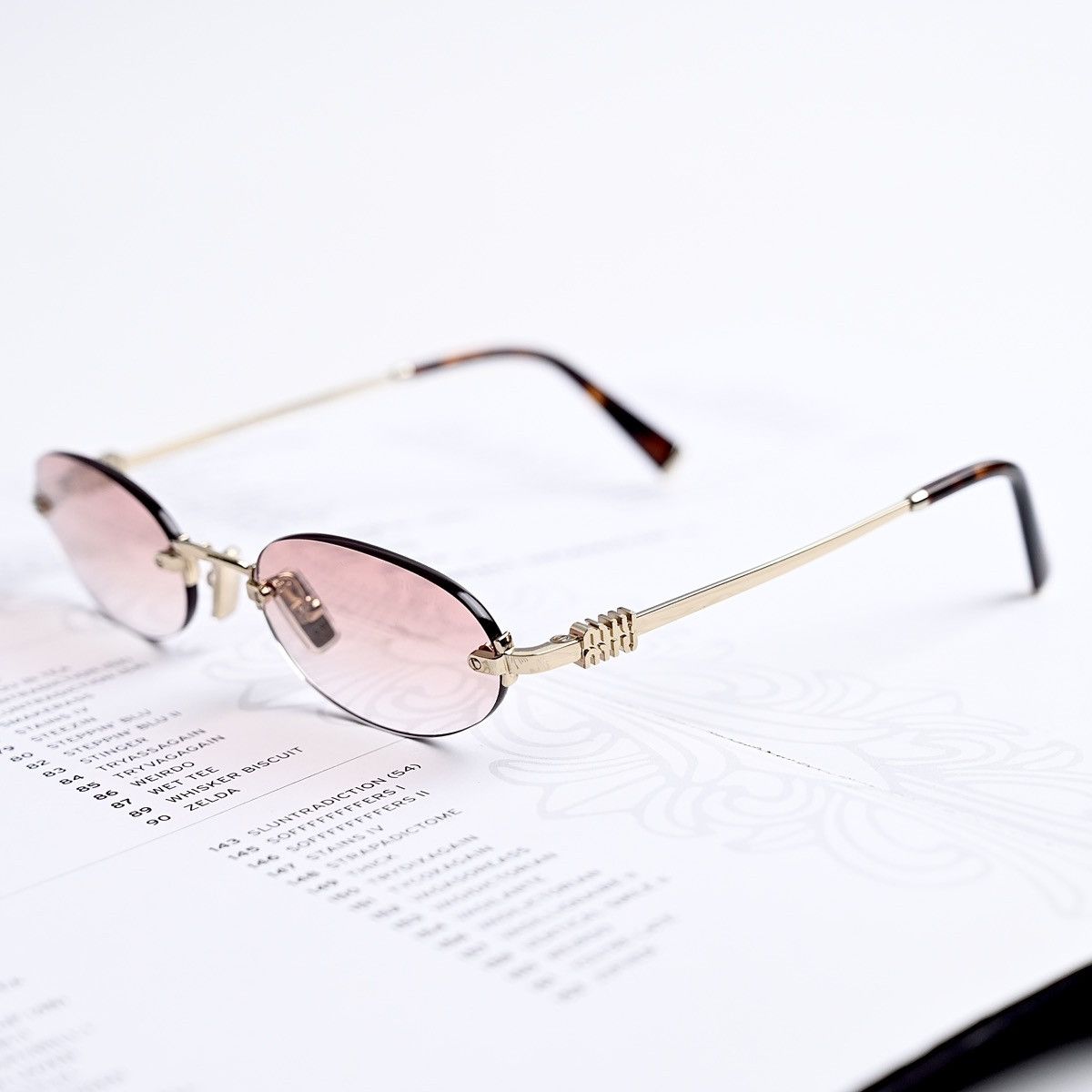 Miu Miu MIU MIU 0MU A54S ZVN70O SUNGLASSES Size ONE SIZE - 2 Thumbnail