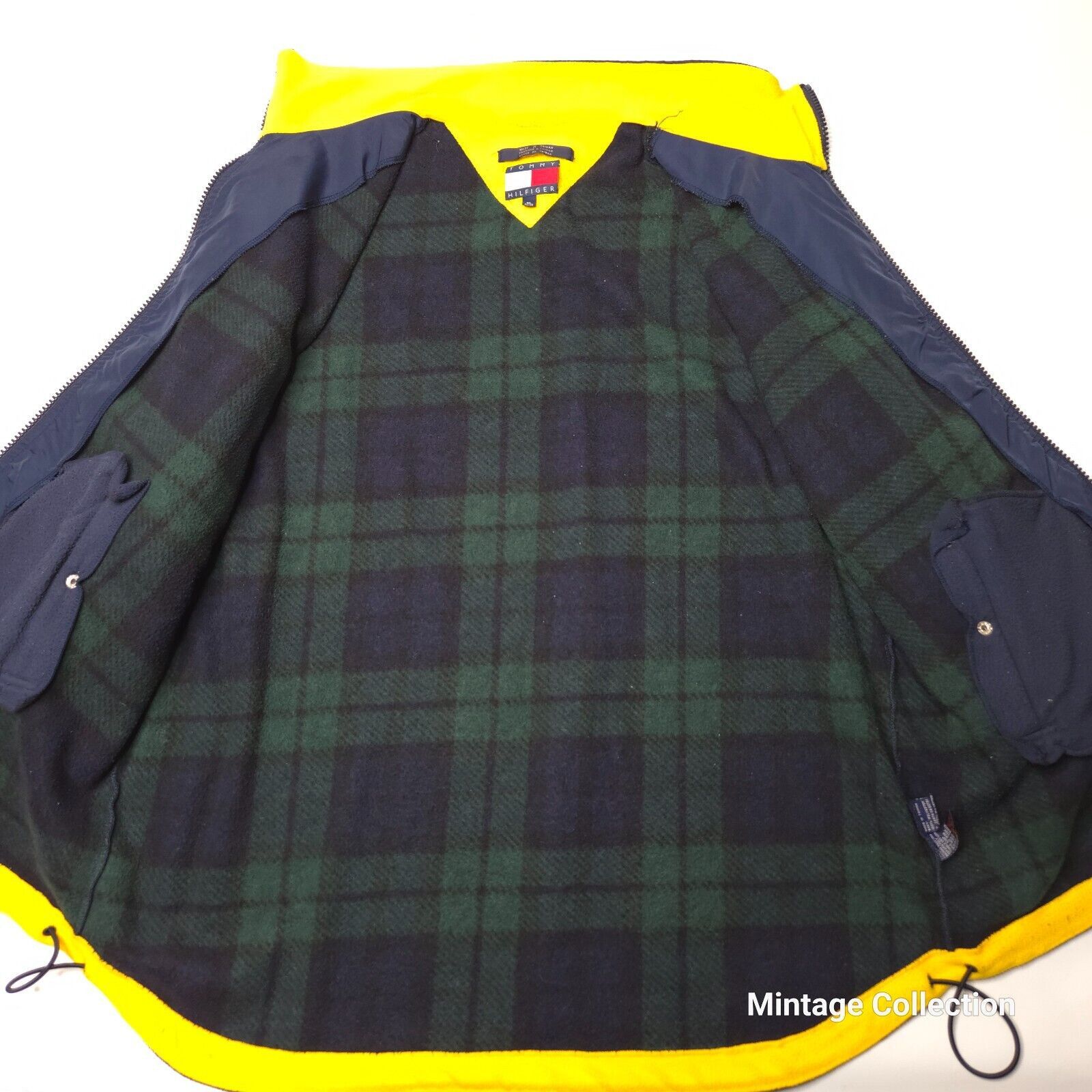 Tommy Hilfiger VINTAGE TOMMY HILFIGER GREEN PLAID TARTAN FULL ZIP JACKET XL Size US XL / EU 56 / 4 - 8 Thumbnail