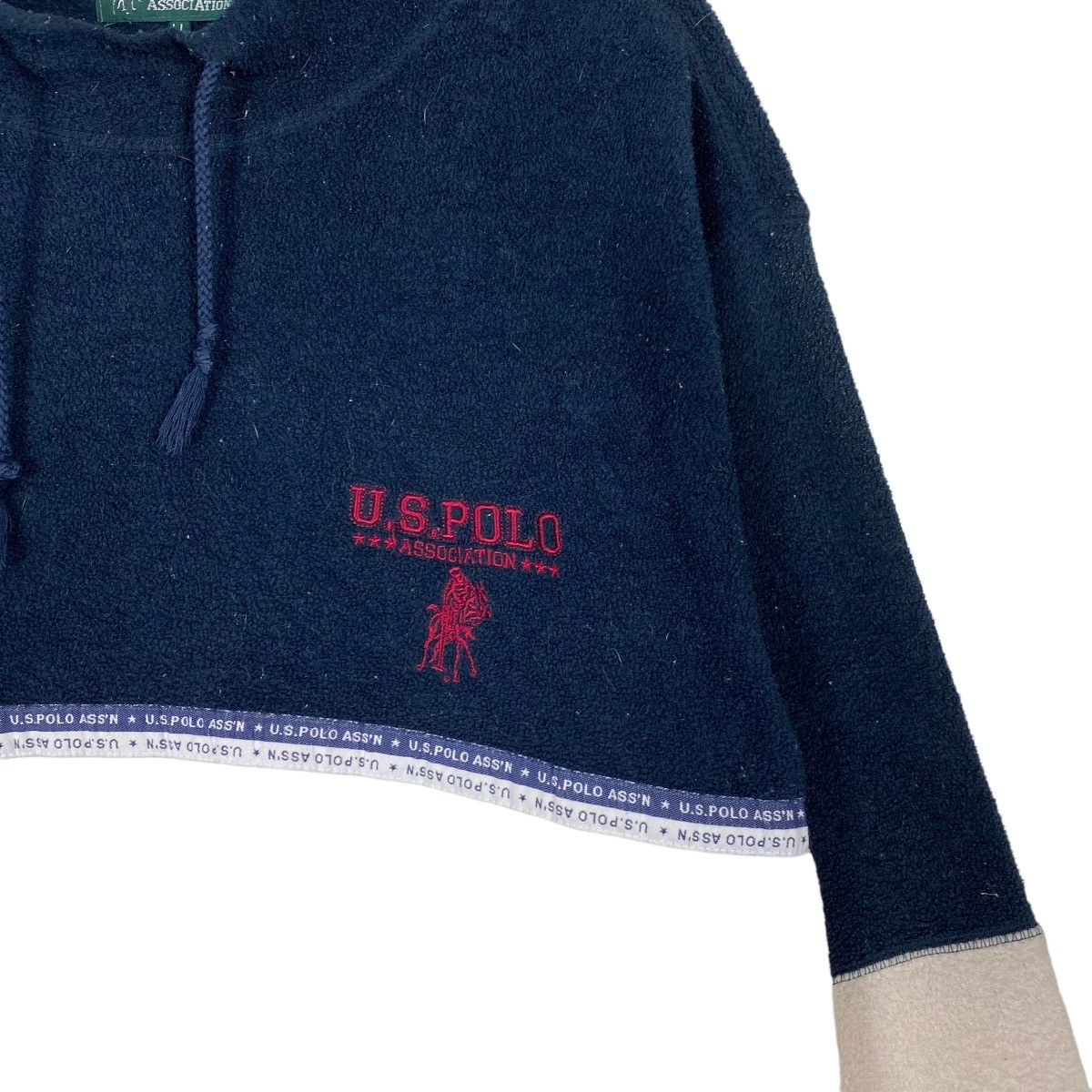Japanese Brand Vintage US Polo Assn stripped fleece Size US L / EU 52-54 / 3 - 6 Thumbnail