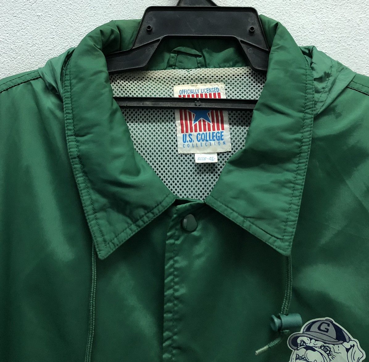 Vintage Vintage Georgetown Hoyas Coach Jacket Green U.S. Size 4L Size US XXL / EU 58 / 5 - 5 Thumbnail