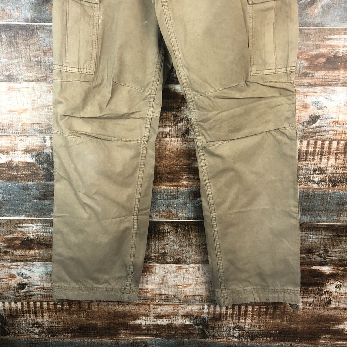 DLL Uniqlo utility Brown Cargo Multipocket Pants #C218