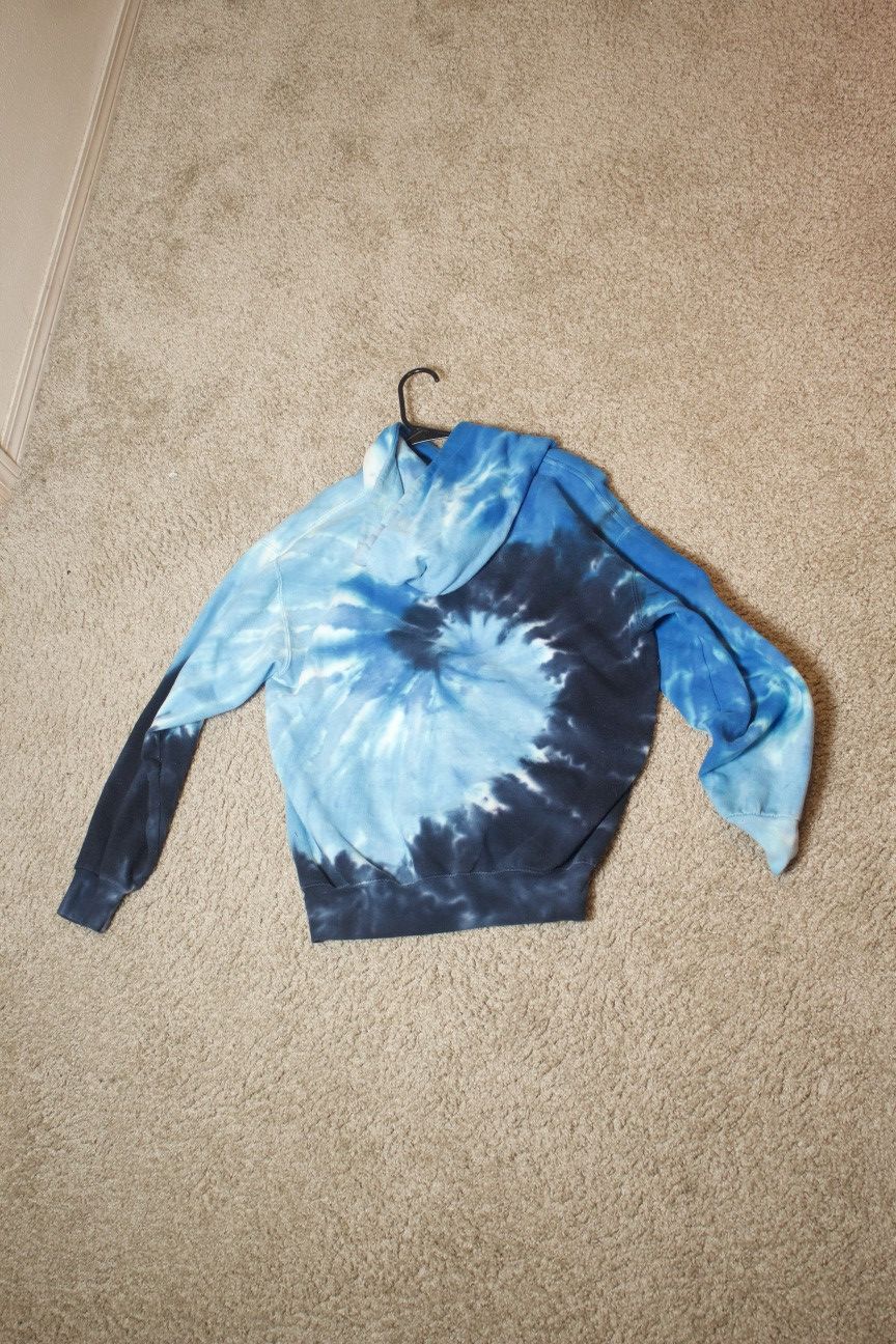 Vintage Vintage tie dye hoodie Size US S / EU 44-46 / 1 - 2 Thumbnail