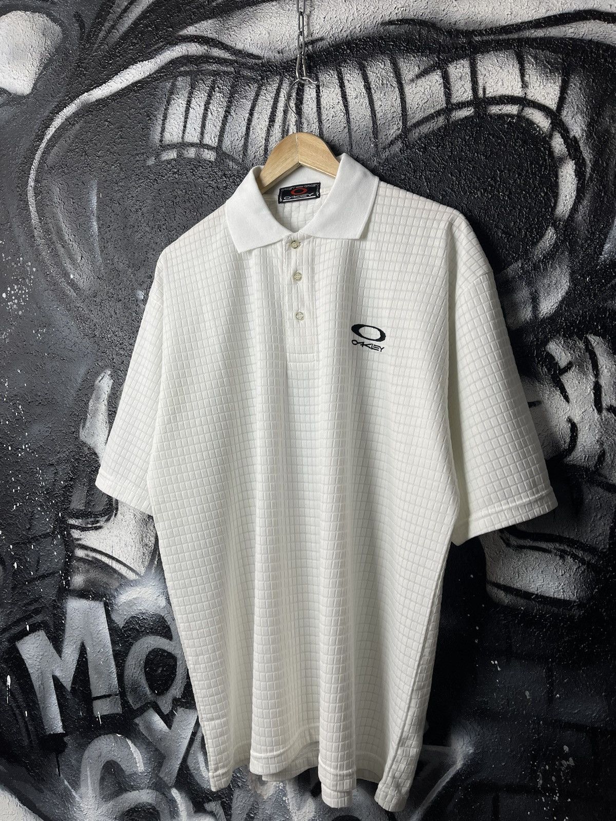 Oakley Oakley Textured Vintage Polo T-Shirt Men’s Size XL Size US XL / EU 56 / 4 - 1 Thumbnail