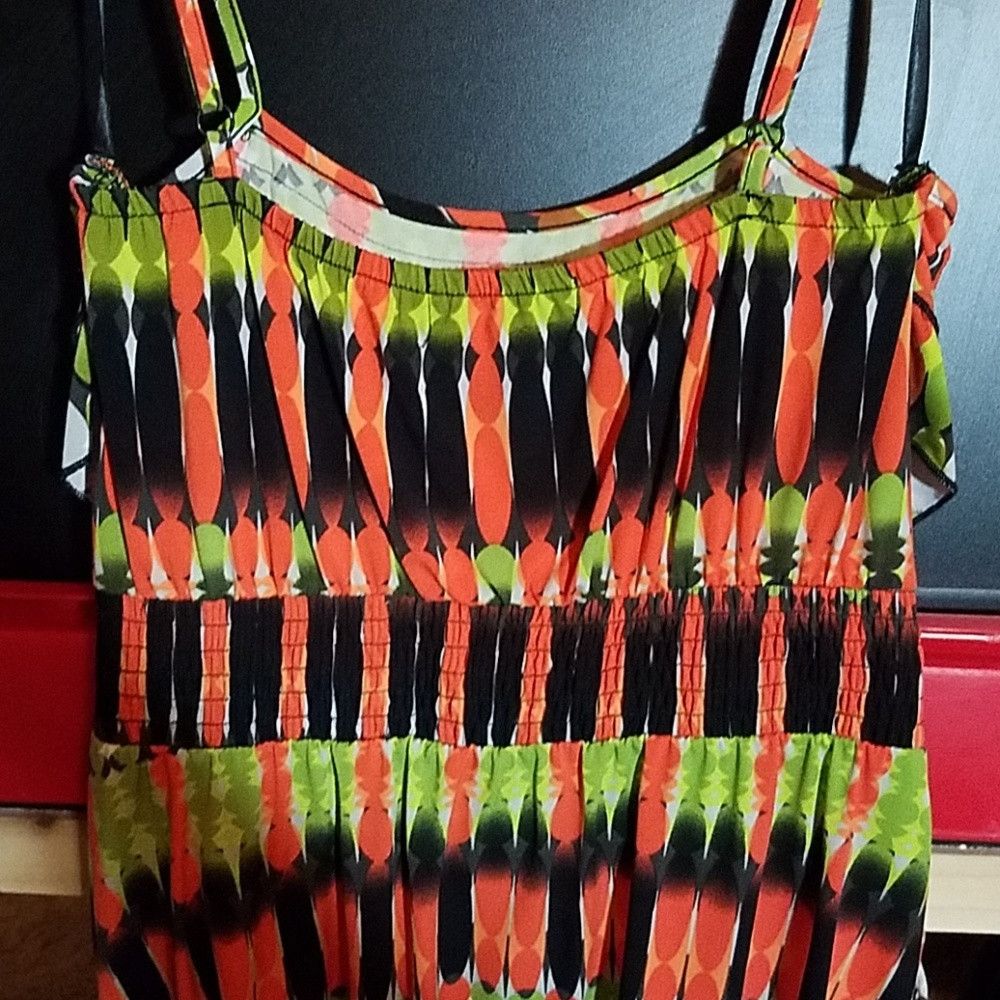 Other Volume One Small Ruffle Bodice Strappy Elastic Size S / US 4 / IT 40 - 6 Thumbnail