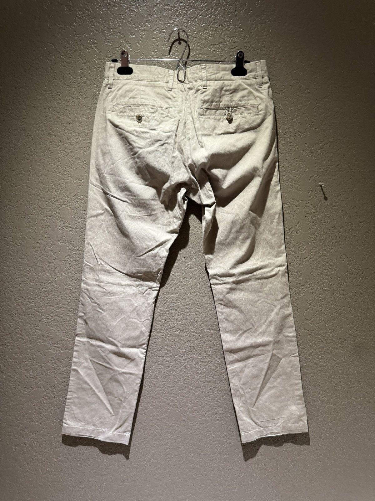 Marc Anthony Beige Marc Anthony Khaki Beige Chino Pants Button Pockets Size US 30 / EU 46 - 6 Thumbnail