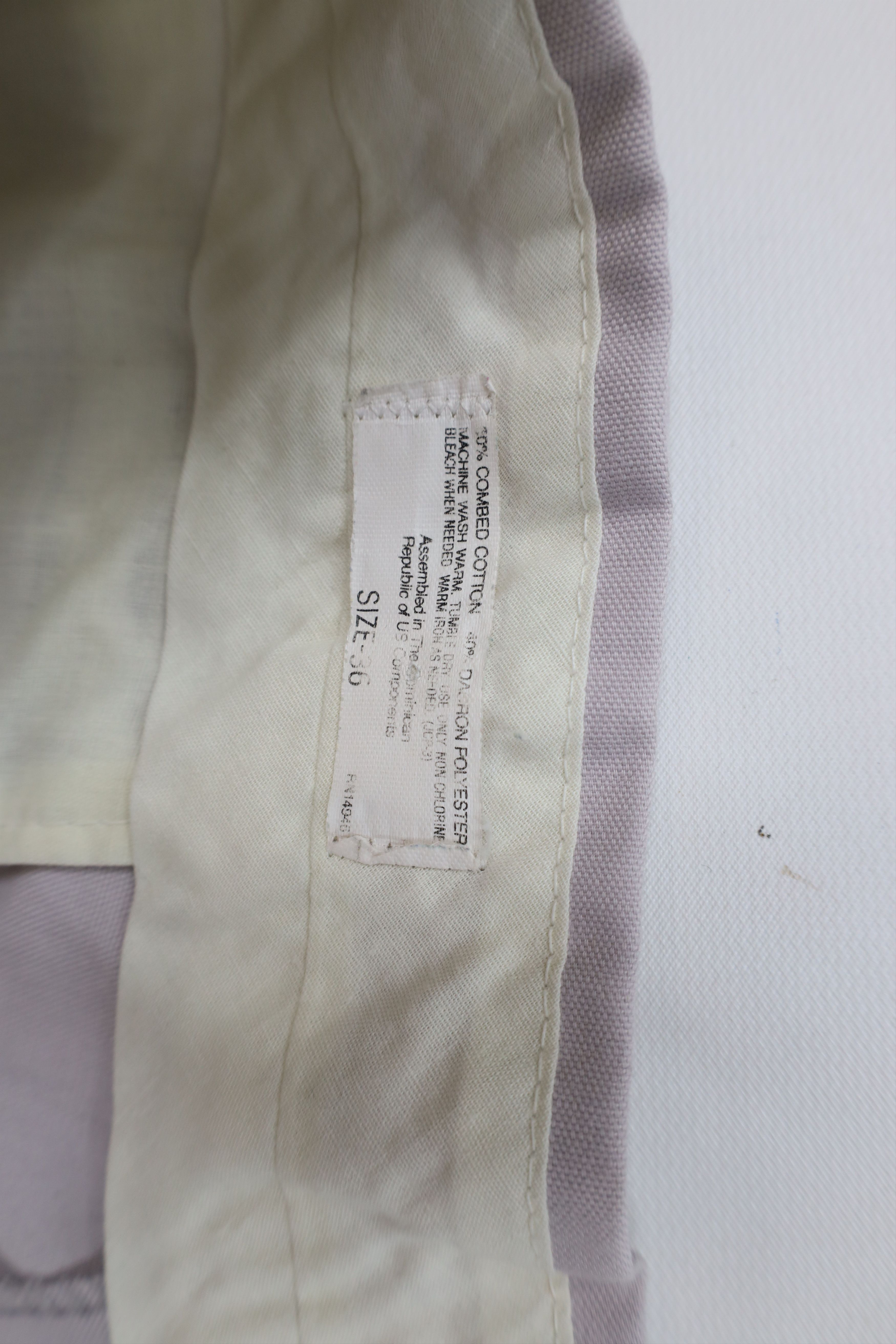 Vintage Vintage 70s Streetwear Above Knee Chino Shorts Light Purple Size US 36 / EU 52 - 8 Thumbnail