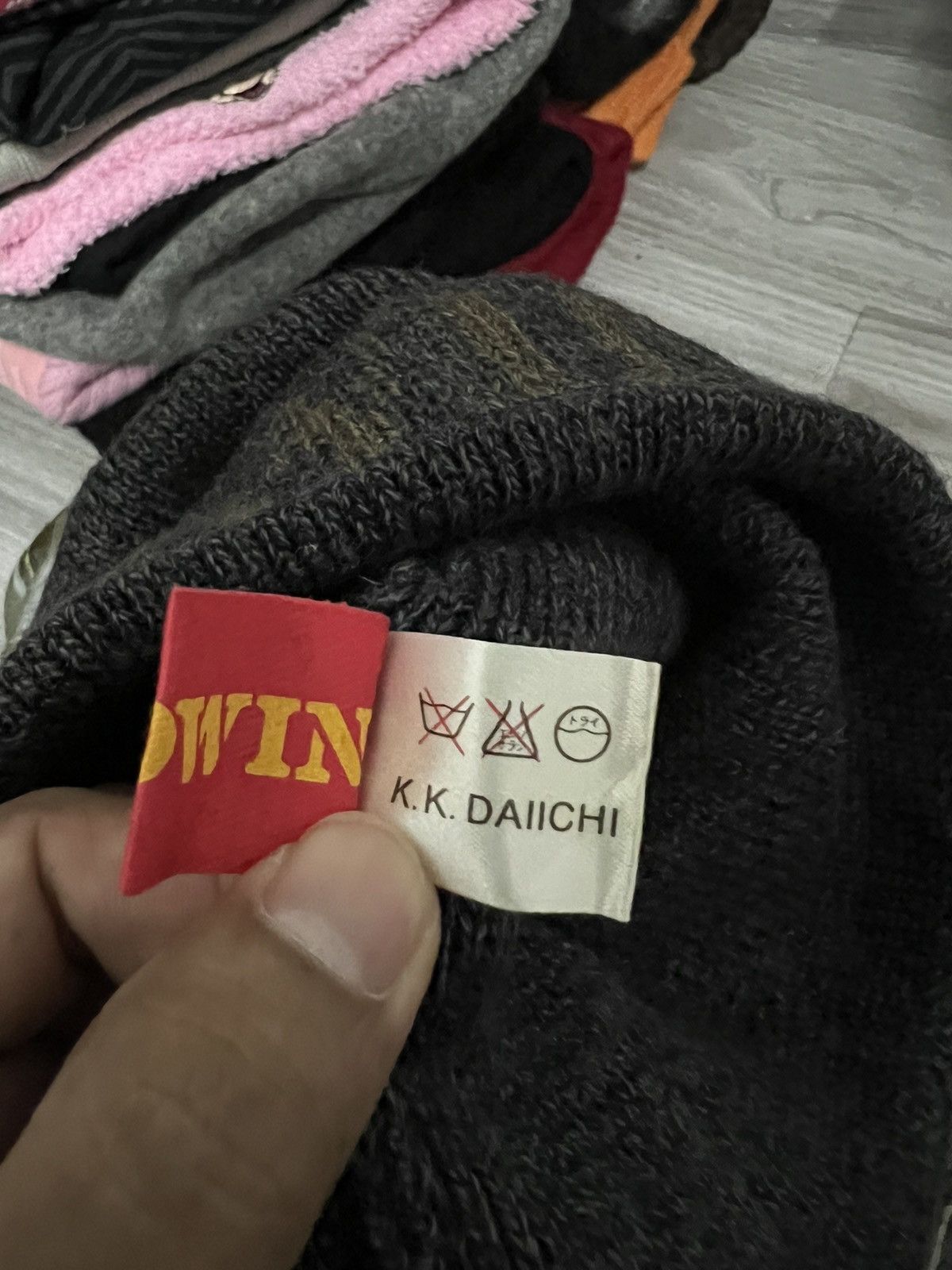 Edwin Vintage Edwin Spell Out Beanie Hat Size ONE SIZE - 7 Thumbnail