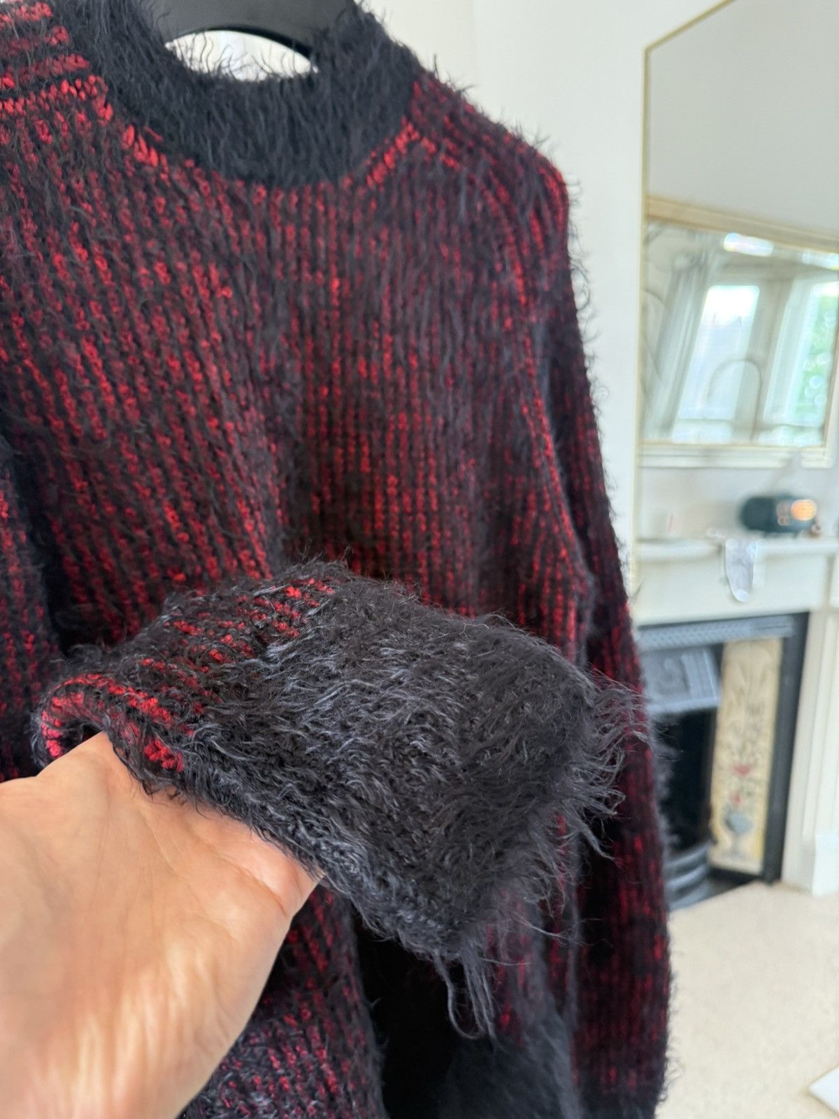Hedi Slimane × Saint Laurent Paris SS17 Saint Laurent Mohair Relaxed Sweater Size US M / EU 48-50 / 2 - 7 Thumbnail