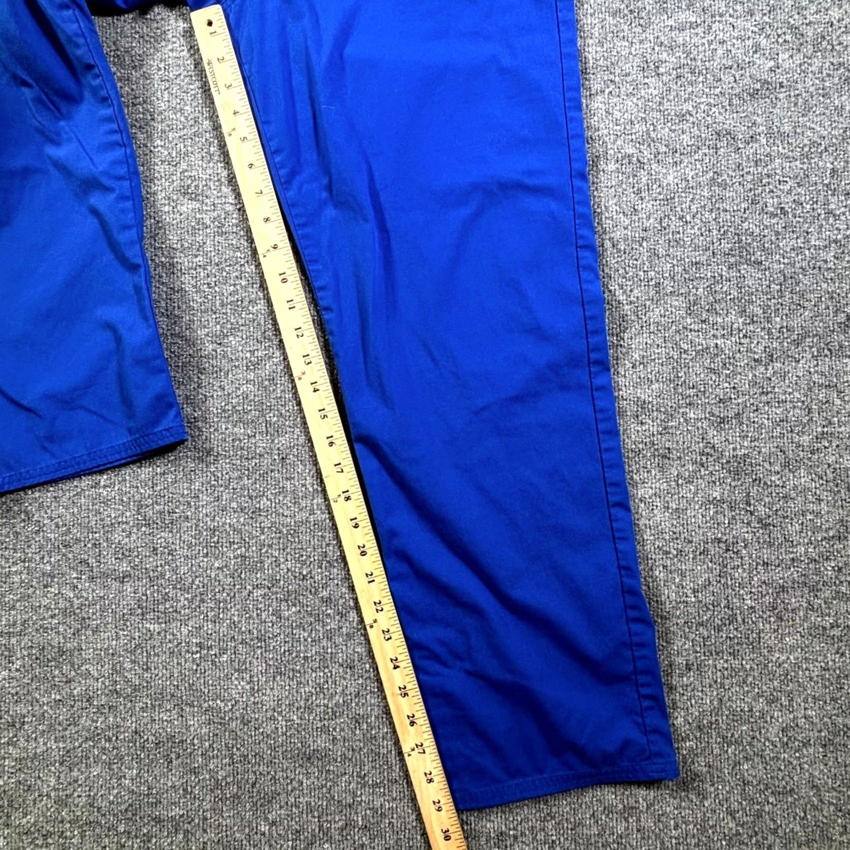 Vintage Scrub Star Scrub Pant Unisex M Blue Polyester Medical Straight Nursing Stretch Shirt Size US 31 - 7 Thumbnail
