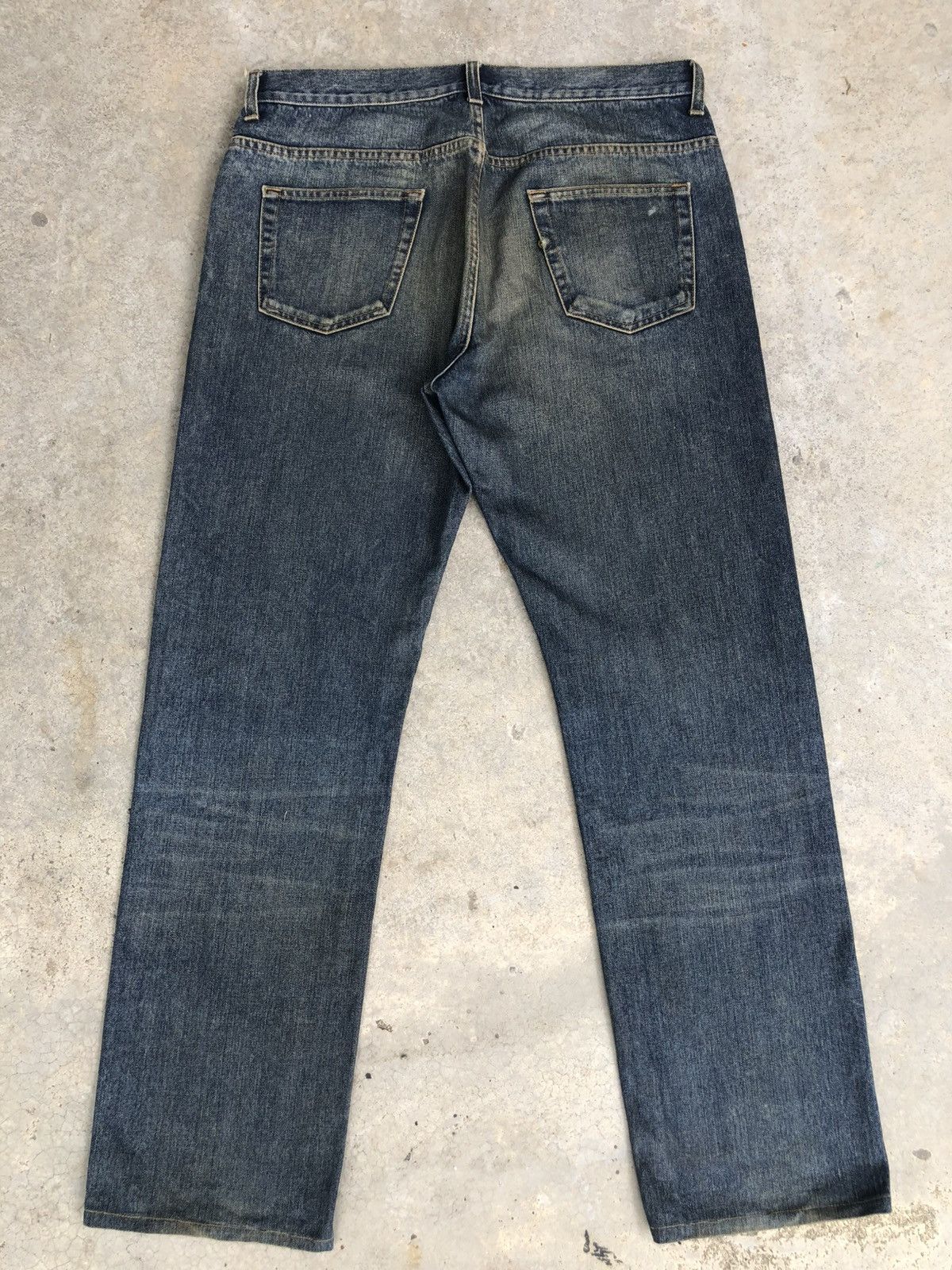 Tom Ford Gucci Embroidered Logo Staright Cut Distressed Denim Size US 34 / EU 50 - 2 Thumbnail