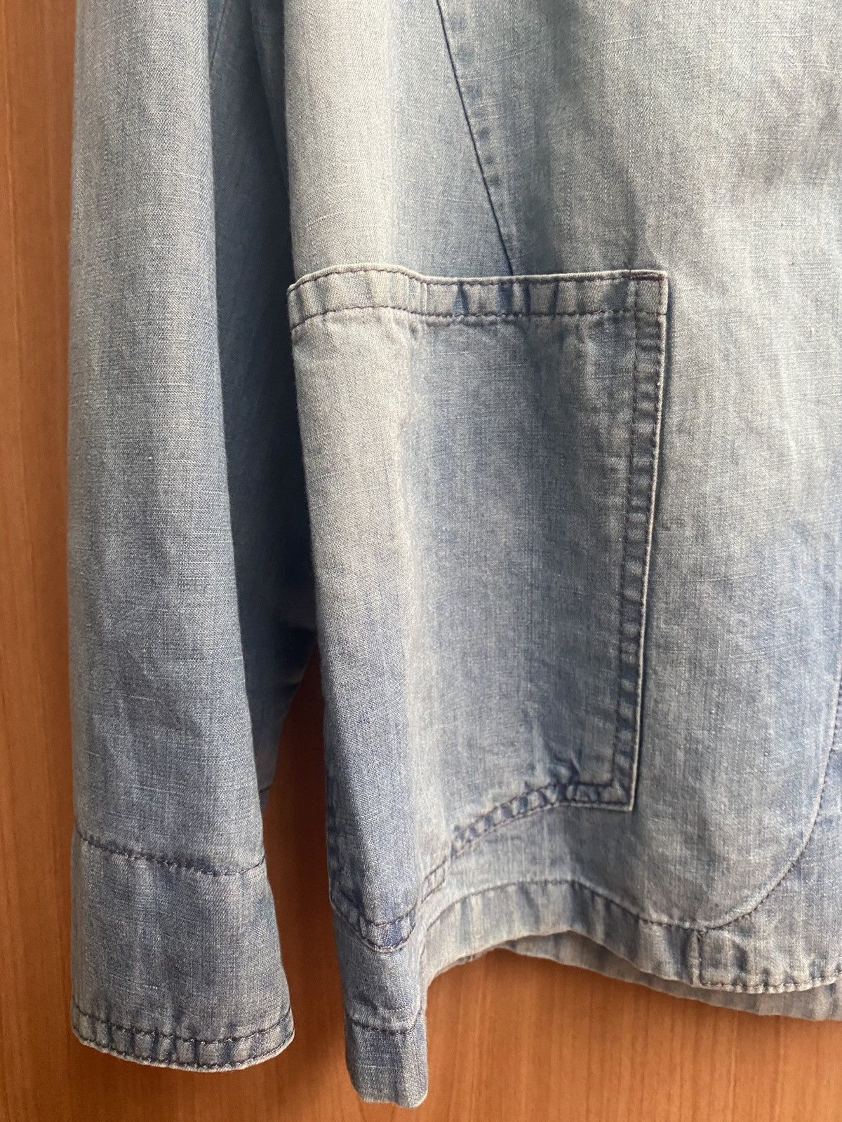Officine Generale Officine Generale Indigo Jacket BNWT Size US S / EU 44-46 / 1 - 3 Thumbnail