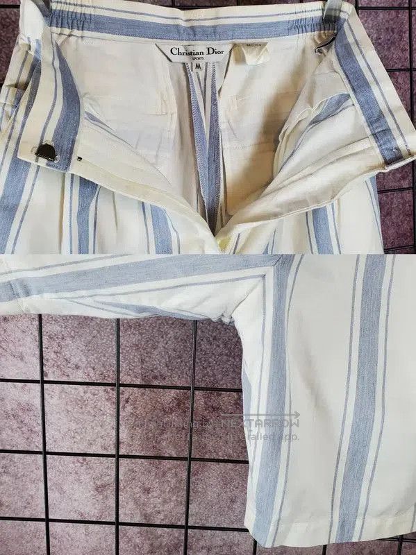 Dior Dior Summer White Cotton Casual Pants . Size 28" / US 6 / IT 42 - 5 Thumbnail