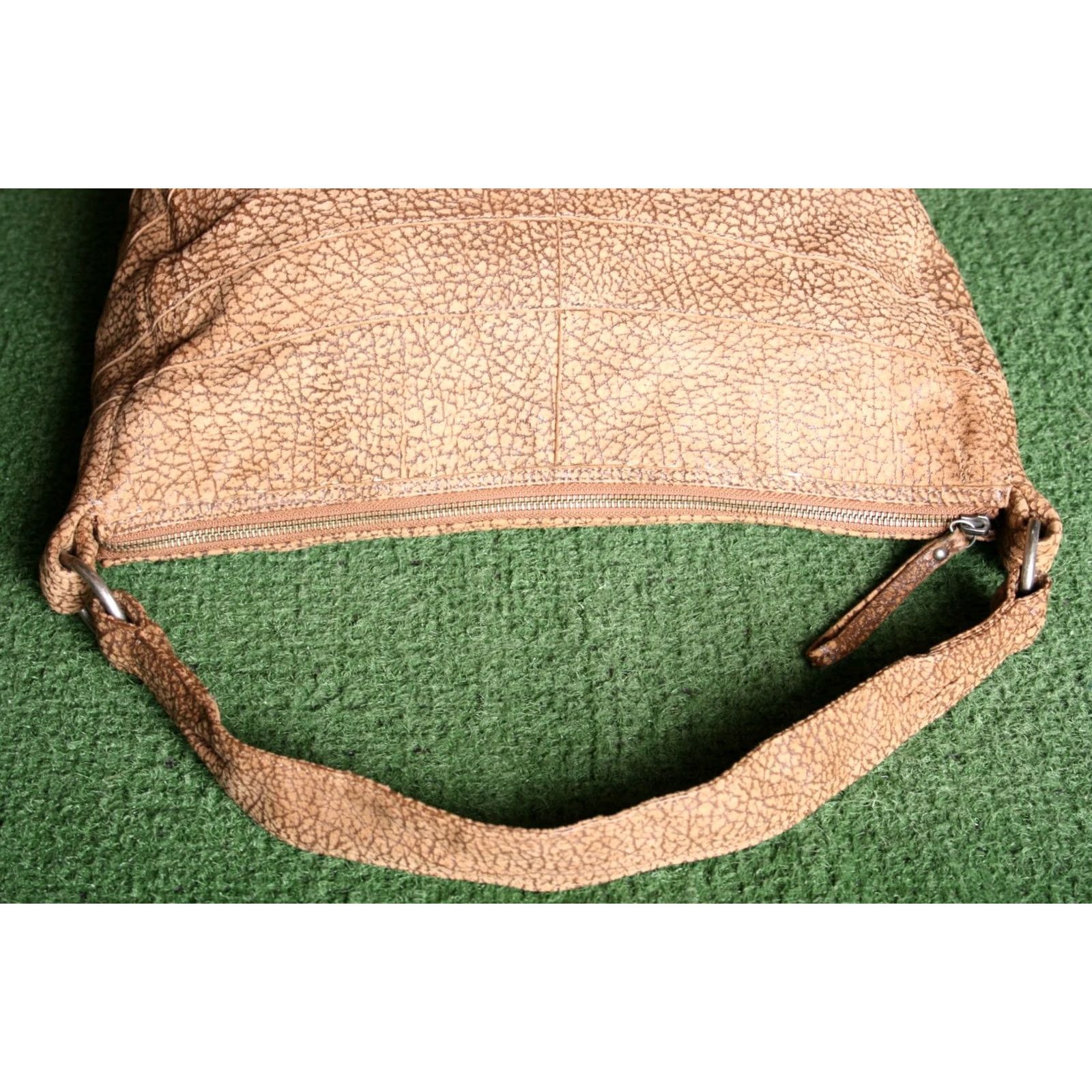 Vintage PACCO Kangaroo Leather Shoulder Bag - Brown - Made in Australia - Women - 16x13in - Zip Closure Size ONE SIZE - 5 Thumbnail