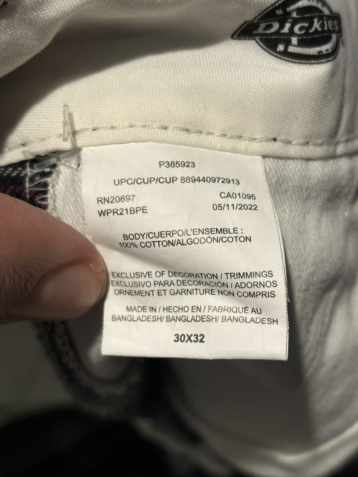 Dickies ***FINAL DROP***RARR BNWT DICKIES REGULAR FIT CHECKER 30x32 Size US 30 / EU 46 - 12 Thumbnail