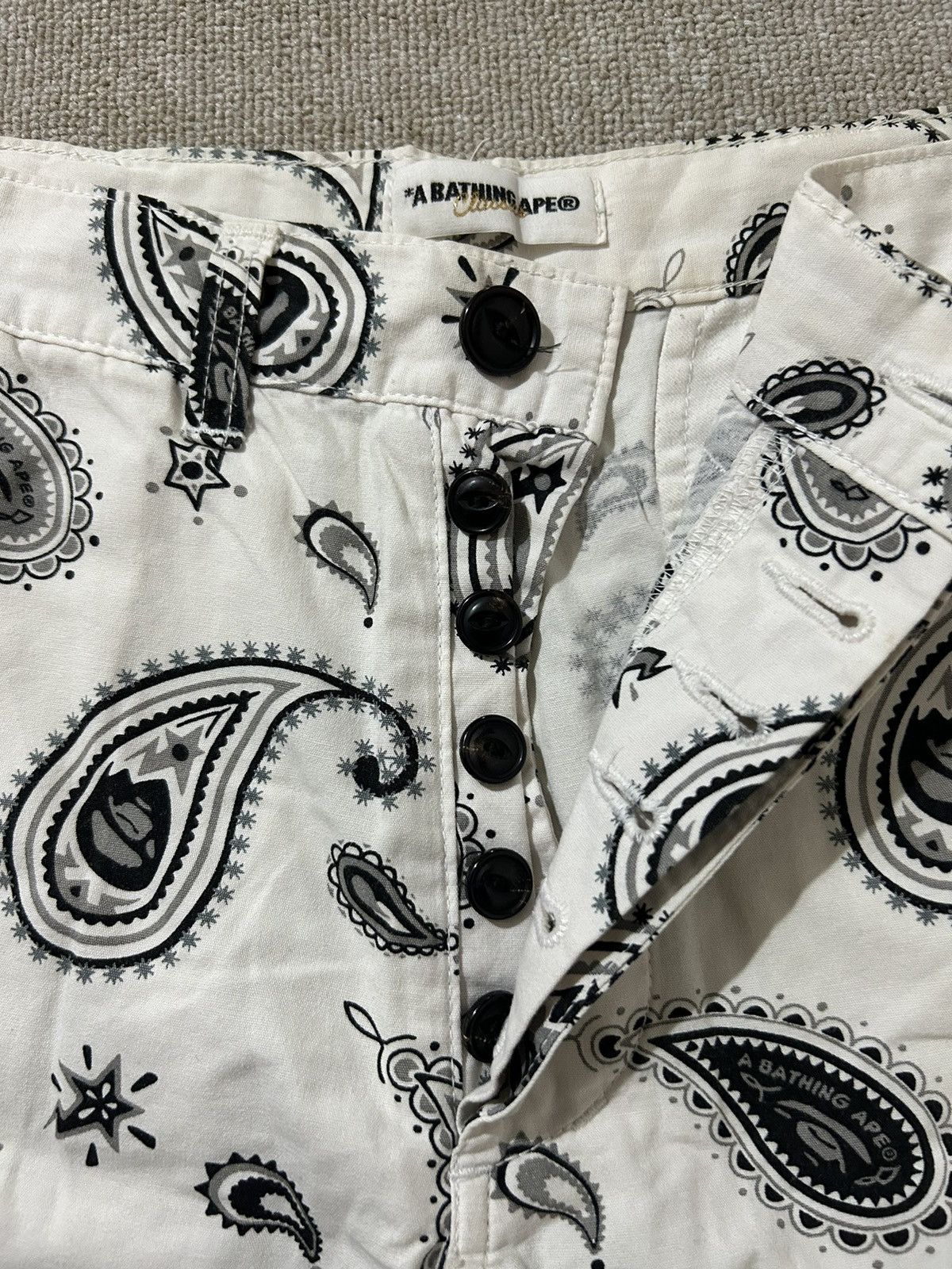 Bape Paisley Shorts Size US 31 - 2 Thumbnail