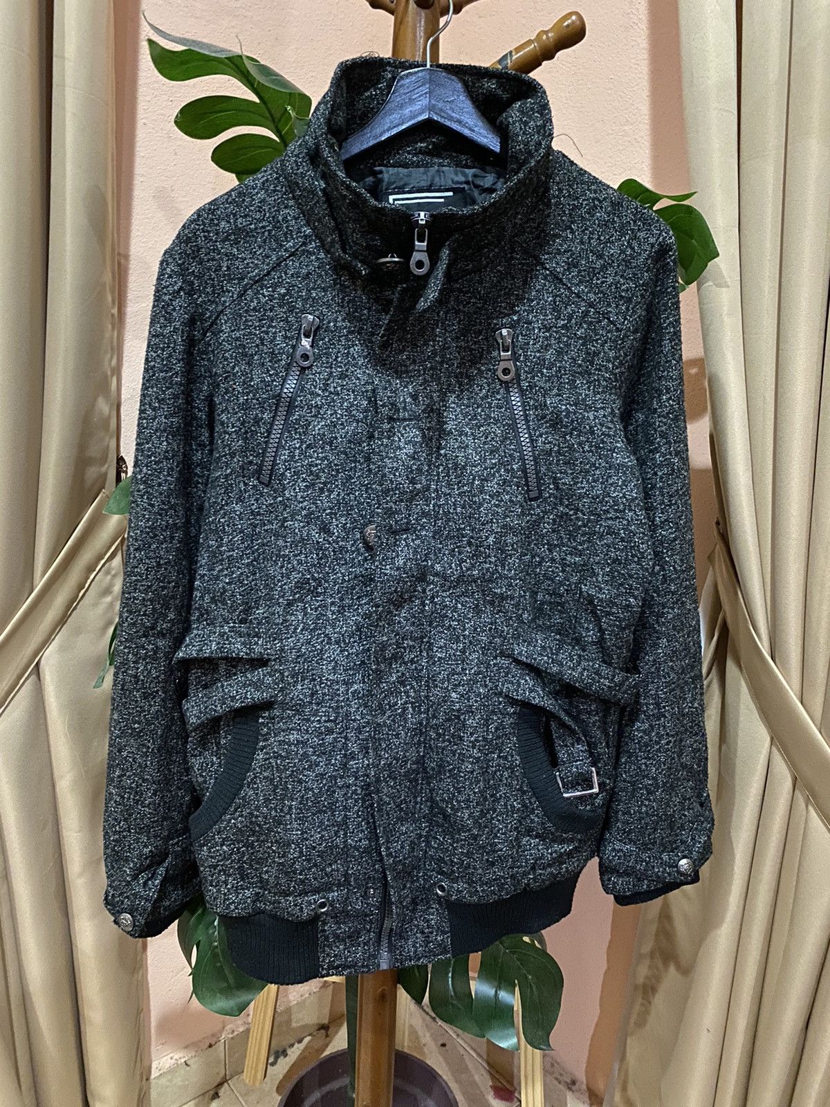 Other Diamond Julia Wool-Blend Bomber Jacket Stylish & Warm Urban Size US M / EU 48-50 / 2 - 1 Thumbnail