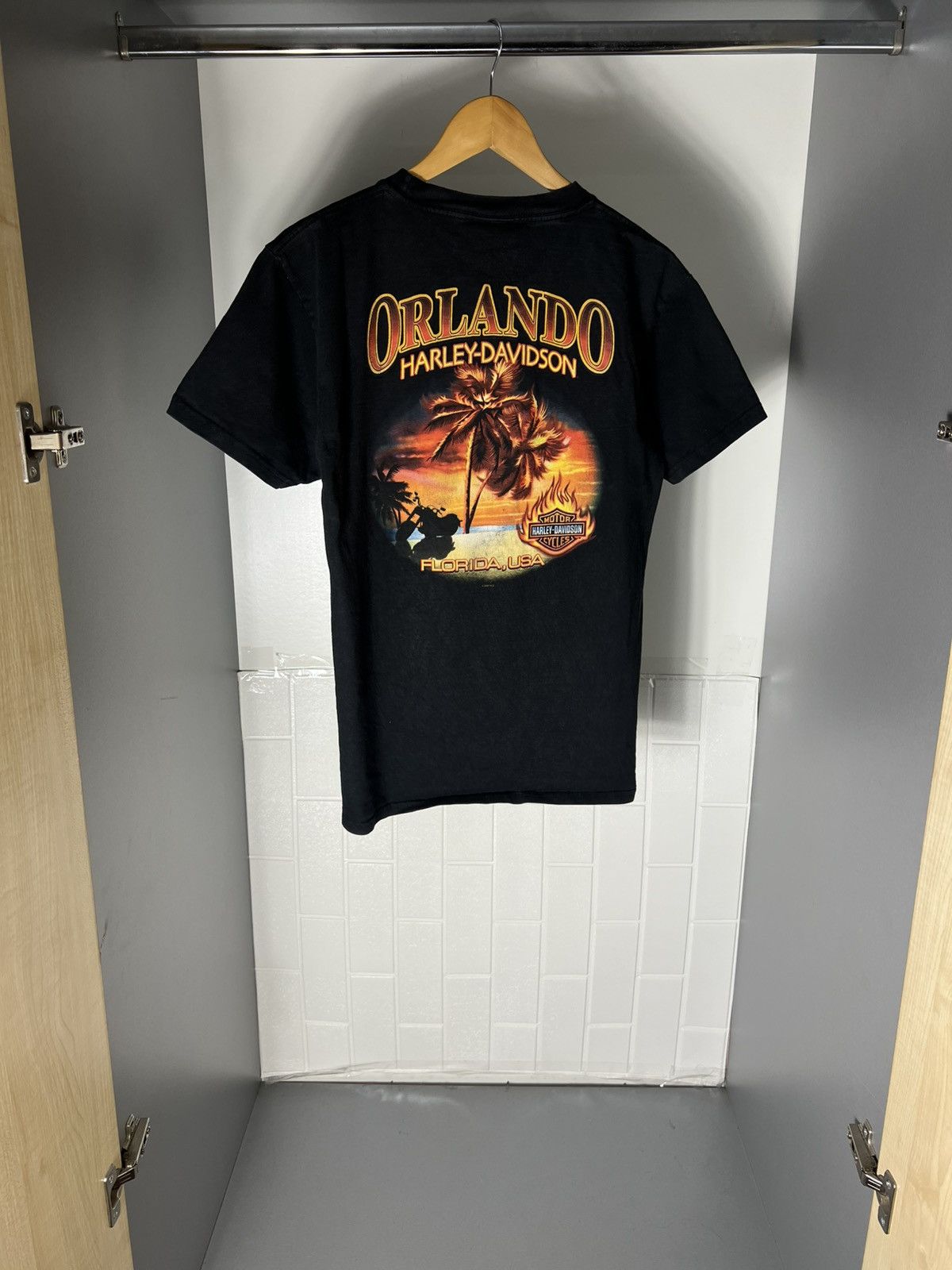 Harley Davidson VINTAGE HARLEY DAVIDSON ORLANDO MOTORCYCLE FLORIDA USA 90s Size US M / EU 48-50 / 2 - 13 Thumbnail