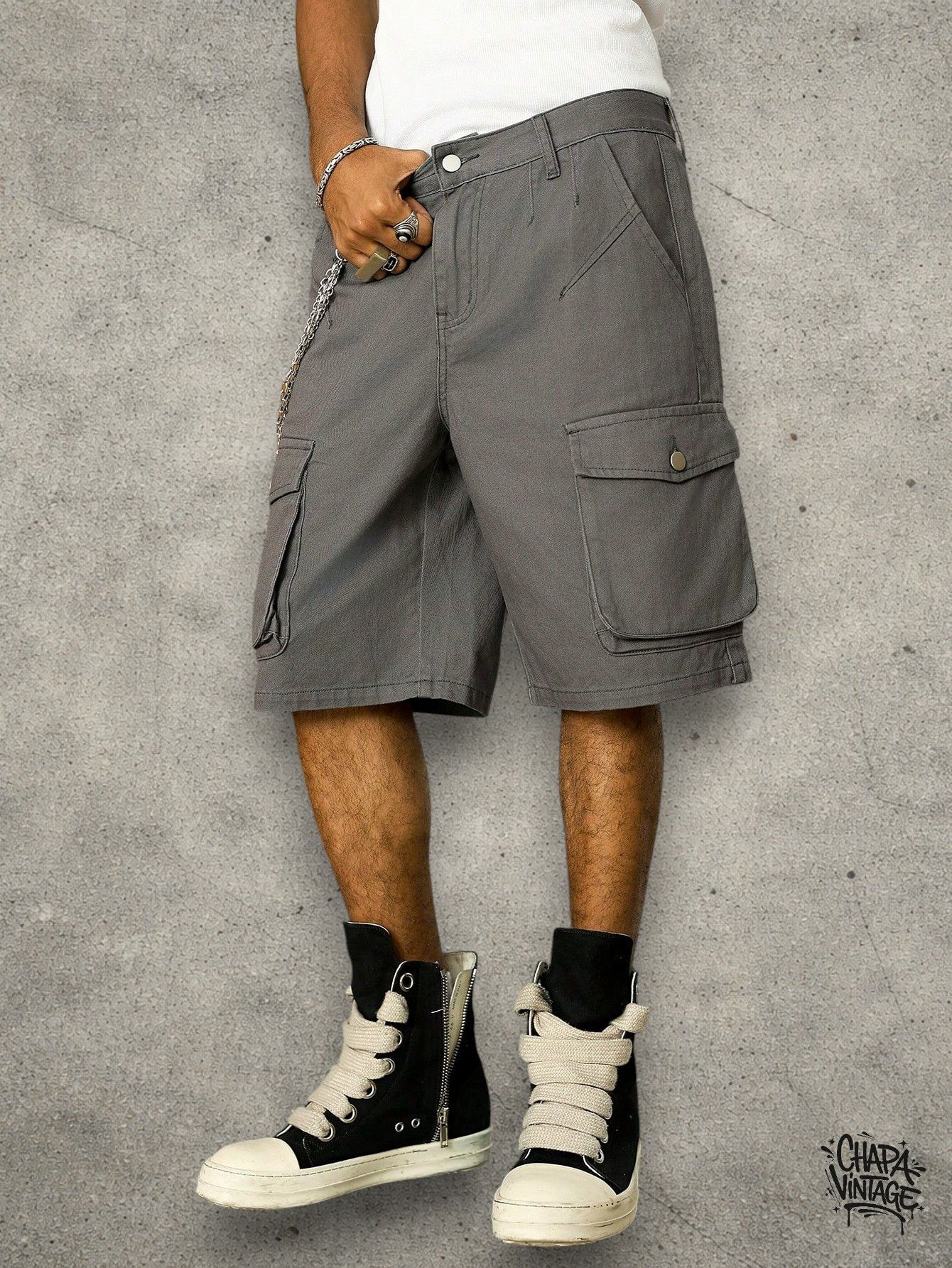 Vintage Opium cargo shorts Size US 32 / EU 48 - 1 Thumbnail
