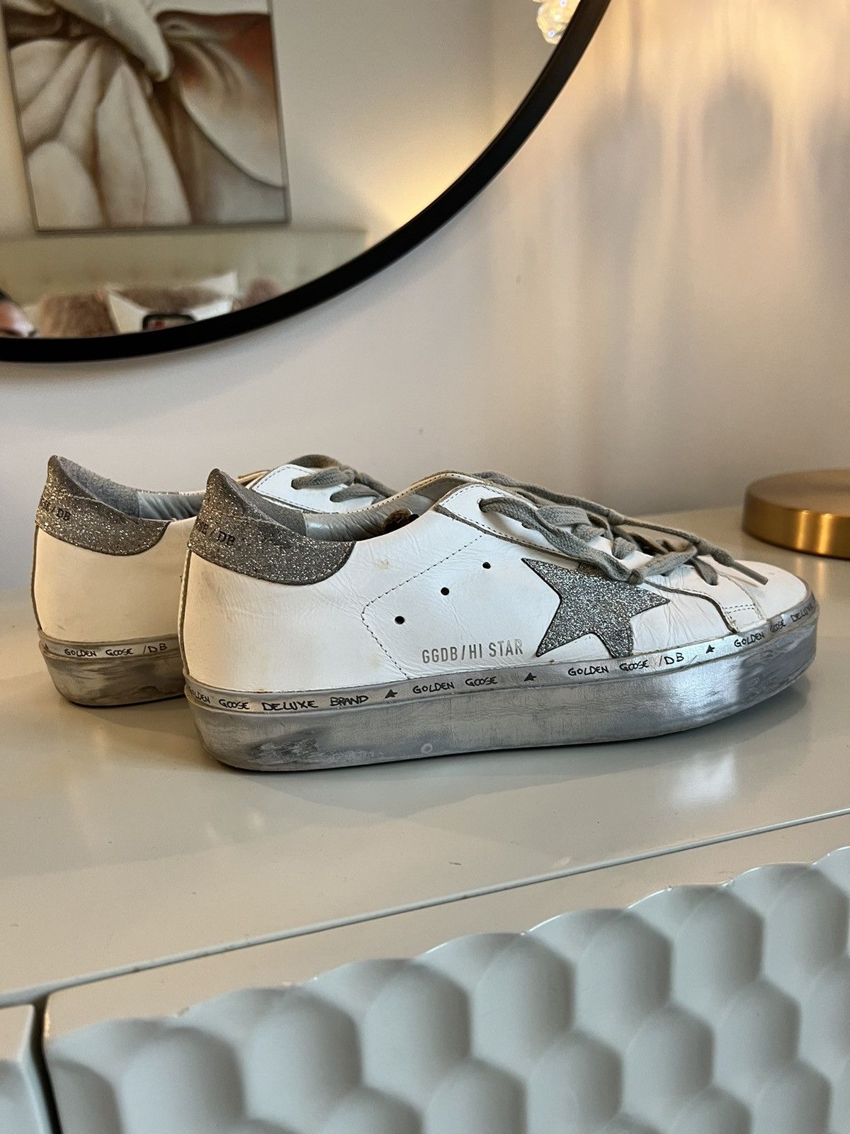 Golden Goose Golden Goose HISTAR low-top sneakers Size US 8 / IT 38 - 3 Thumbnail