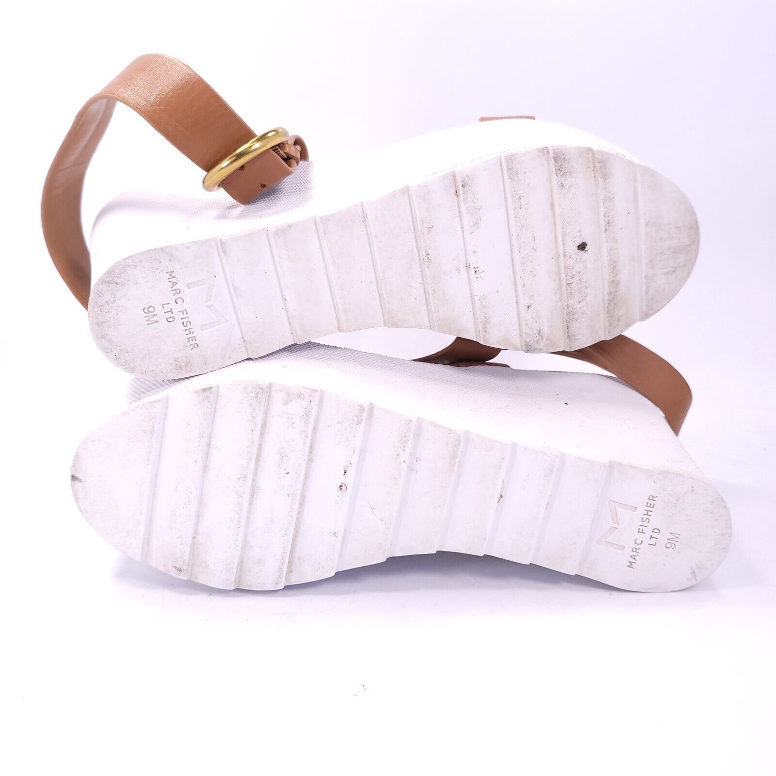 Marc Fisher Marc Fisher Casual Platform Sandal Womans Size 9 Brown White Size US 9 / IT 39 - 7 Thumbnail