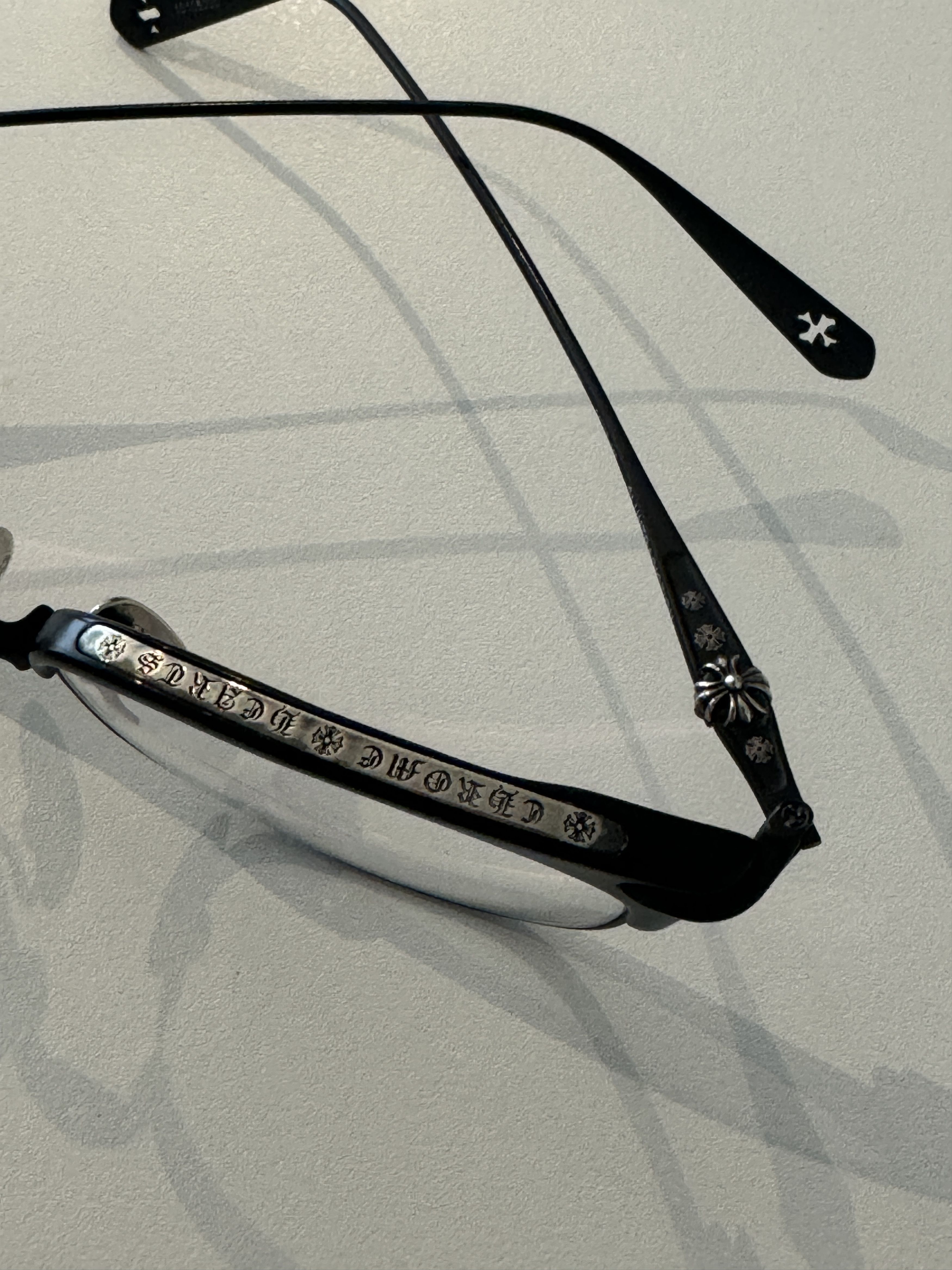 Chrome Hearts CHROME HEARTS SLUNTRADICTION GLASSES (54) Size ONE SIZE - 3 Thumbnail