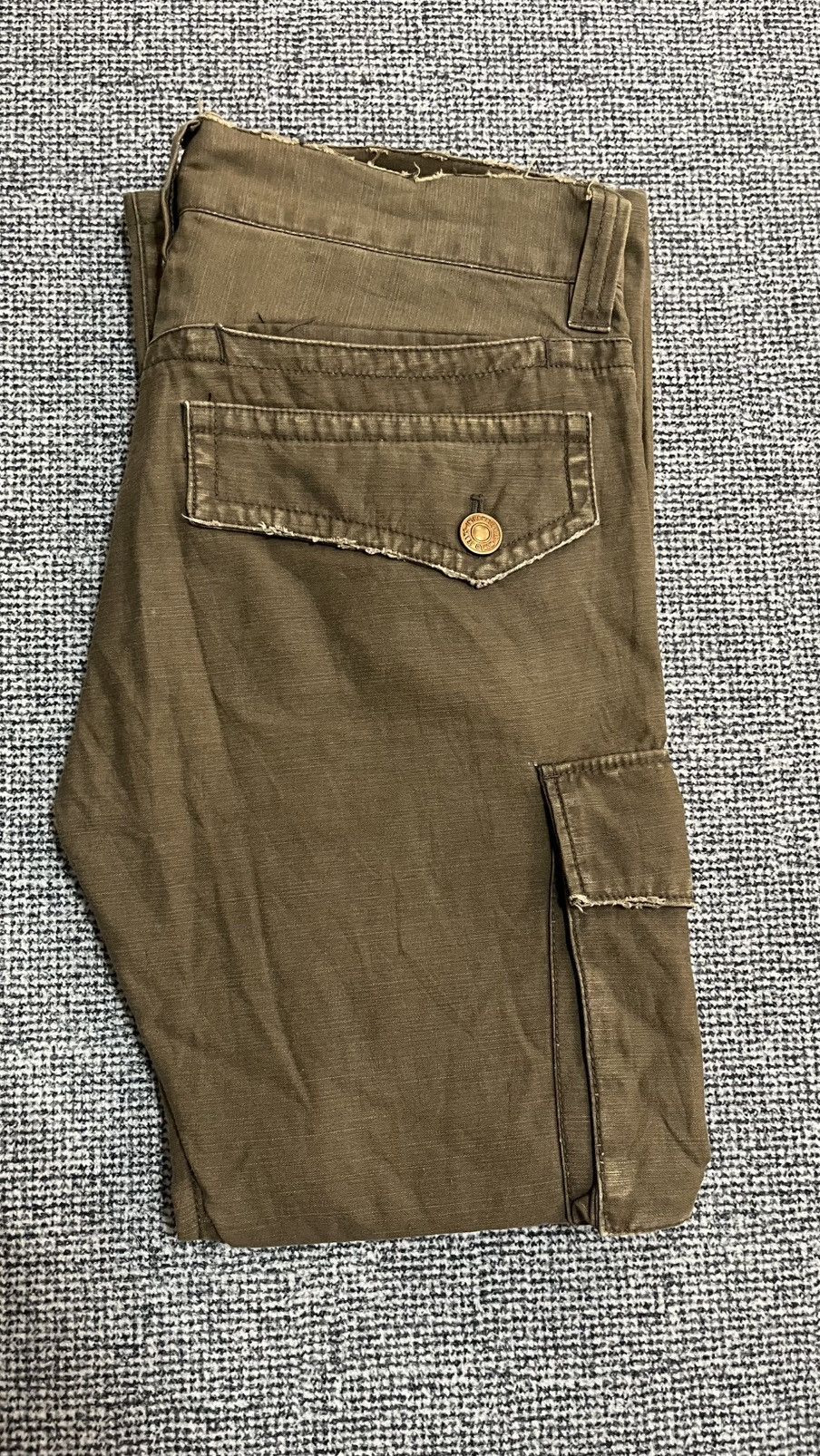 JACKROSE Vintage Jackrose Cargo Flare Pants size 34 inch Size US 34 / EU 50 - 9 Thumbnail