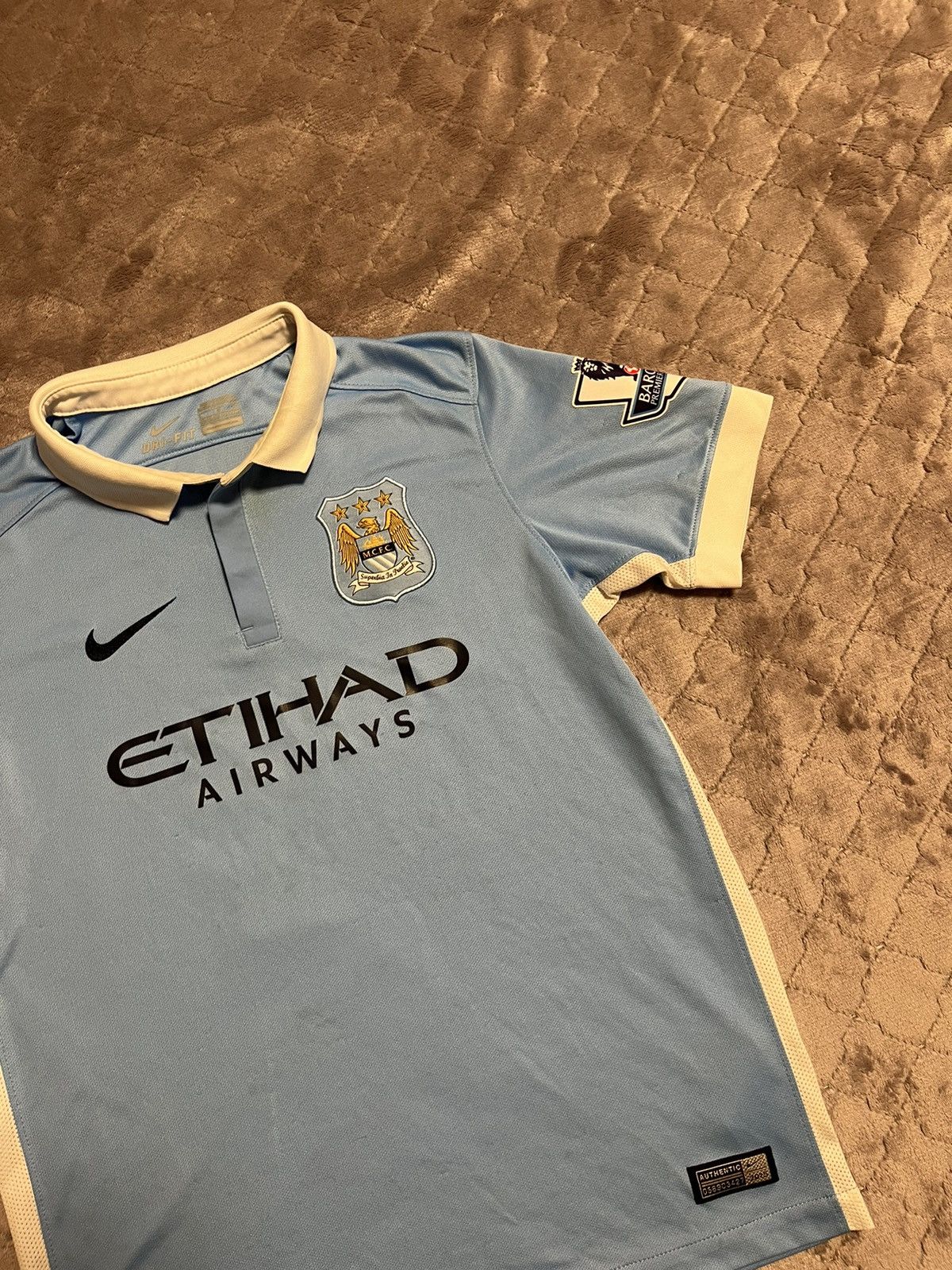 Nike × Vintage ⚽️VINTAGE 2015-16 MANCHESTER CITY HOME SHIRT Size US XS / EU 42 / 0 - 6 Thumbnail