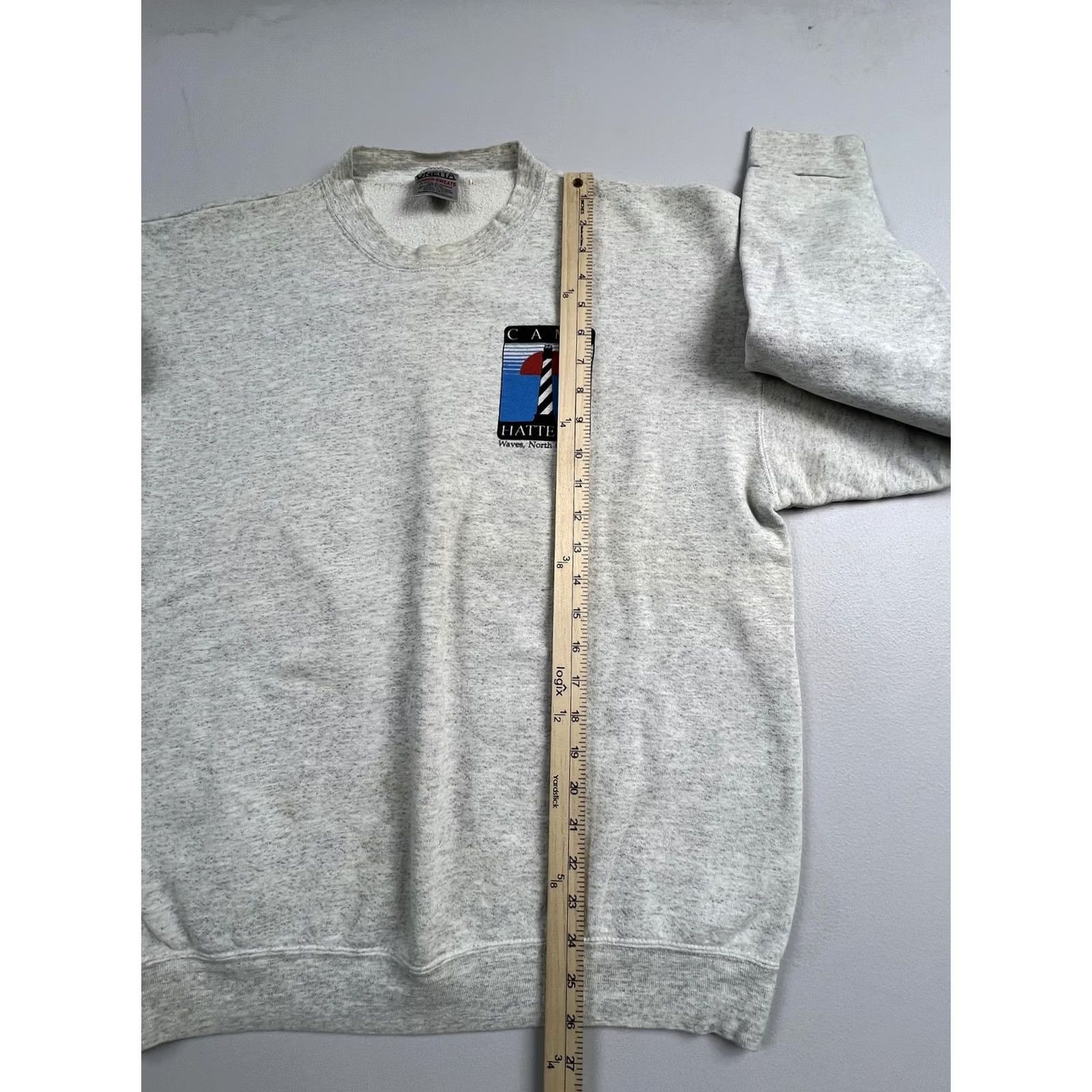 Vintage VINTAGE Oneita Sweatshirt Mens XL Camp Hatteras Lighthouse Graphic USA Size US XL / EU 56 / 4 - 7 Thumbnail