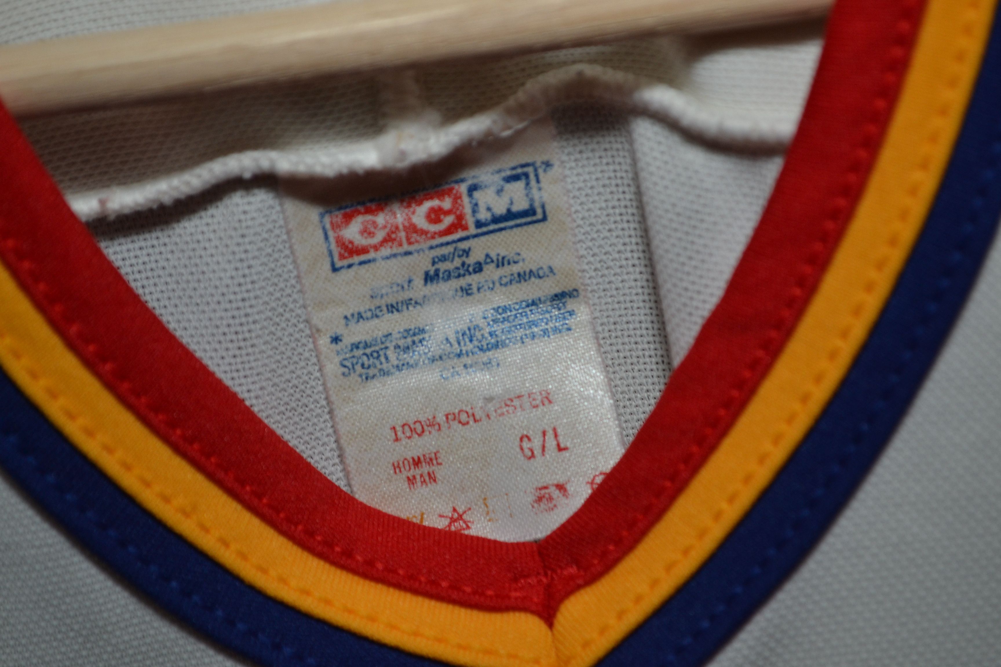 Ccm St.Louis Blues Vintage CCM NHL Hockey Jersey Made in Canada Size US L / EU 52-54 / 3 - 6 Thumbnail