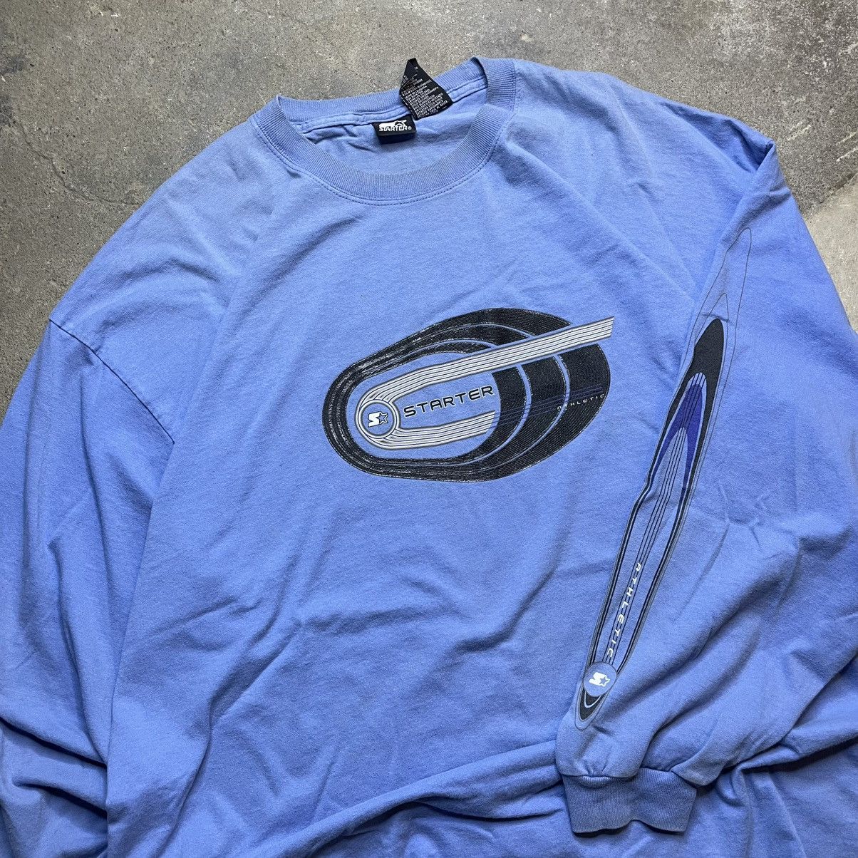 Starter Vintage Starter Athletic Y2K Grunge Surf Skate Long Sleeve Size US XXL / EU 58 / 5 - 1 Thumbnail