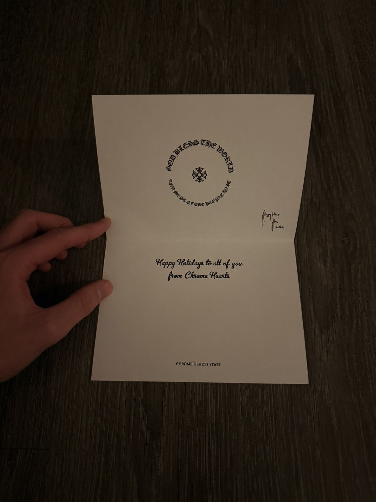 Chrome Hearts Chrome Hearts Matty Boy Santa 2019 VIP Christmas Card Size ONE SIZE - 2 Thumbnail