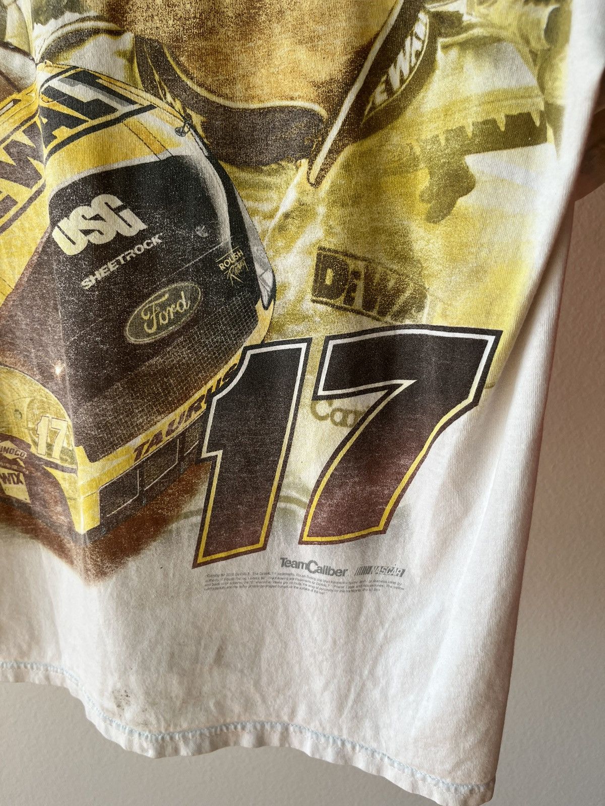 NASCAR × Vintage NASCAR Matt Kenneth #17 De Walt Tee 2005 Size US L / EU 52-54 / 3 - 11 Thumbnail