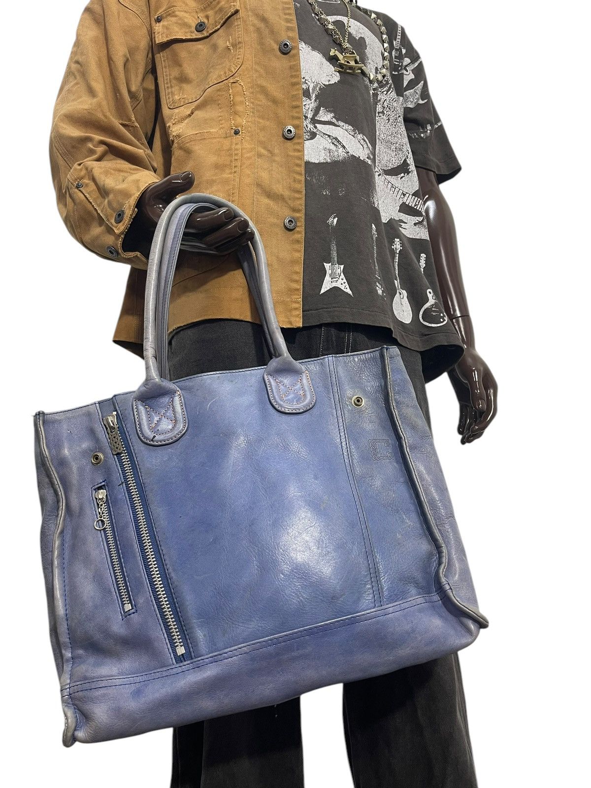 Genuine Leather Full Leather Patina Cyderhouse Tote Shoulder Bag 1🟩8 Size ONE SIZE - 4 Thumbnail