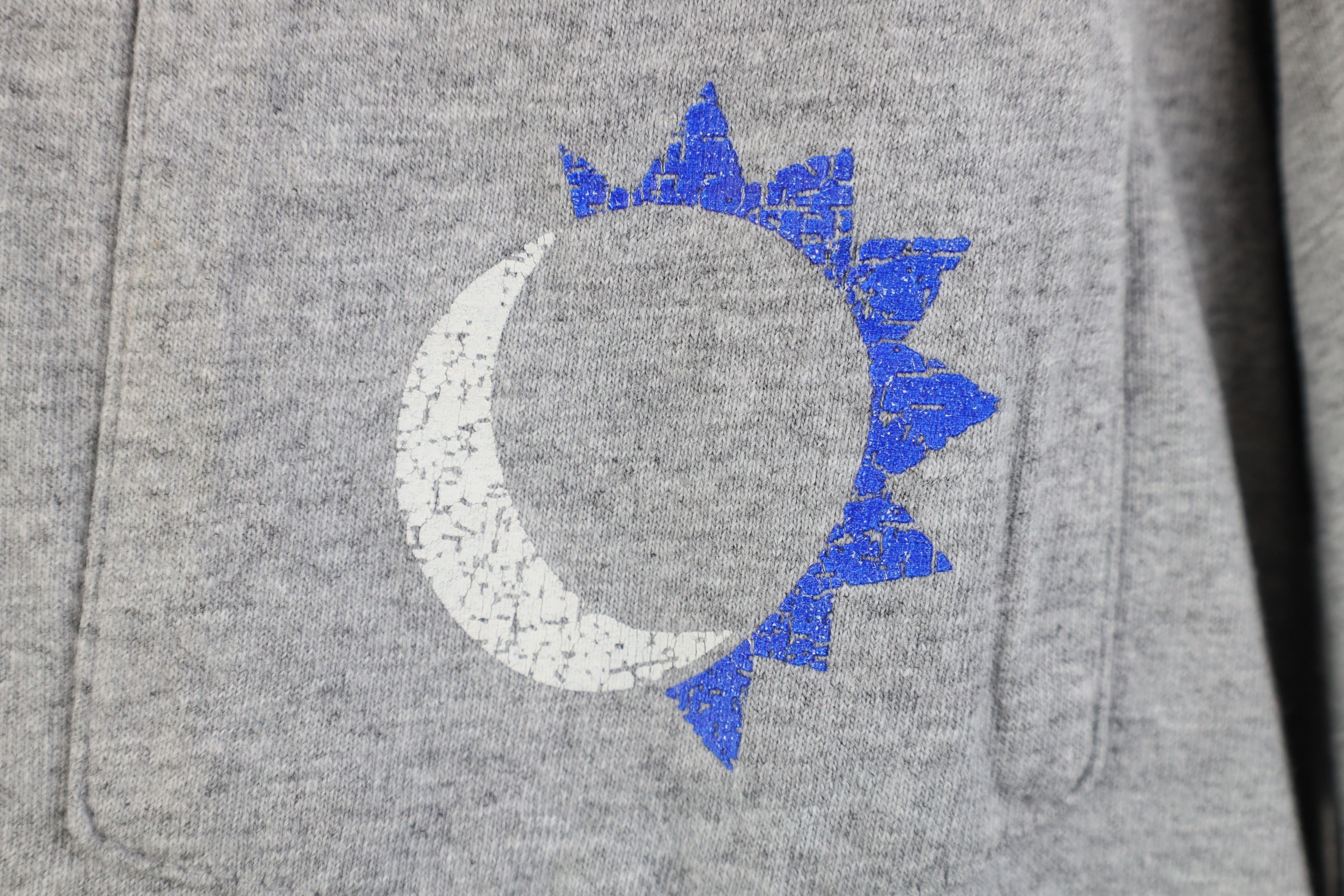 Marlboro Vintage 90s Marlboro Moon Sun Pocket T-Shirt Heather Gray Size US XL / EU 56 / 4 - 4 Thumbnail