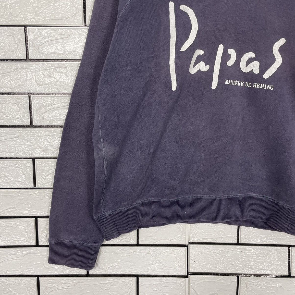Japanese Brand Japanese Brand Papas Big Logo Sweatshirt Size US M / EU 48-50 / 2 - 3 Thumbnail