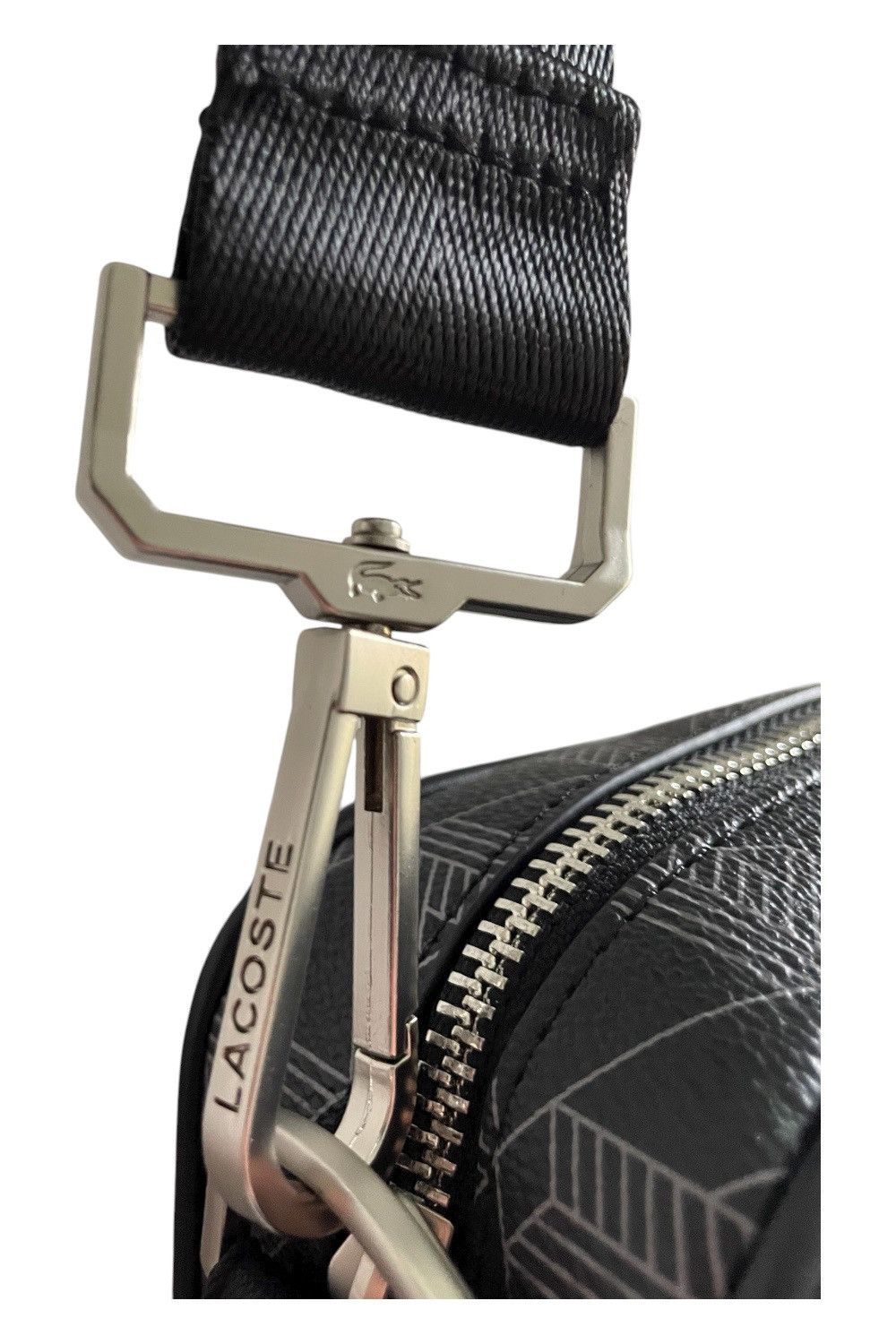 Lacoste Lacoste Crossbody Bag-The Blend-Noir/Gris [Black/Grey] Size ONE SIZE - 4 Thumbnail