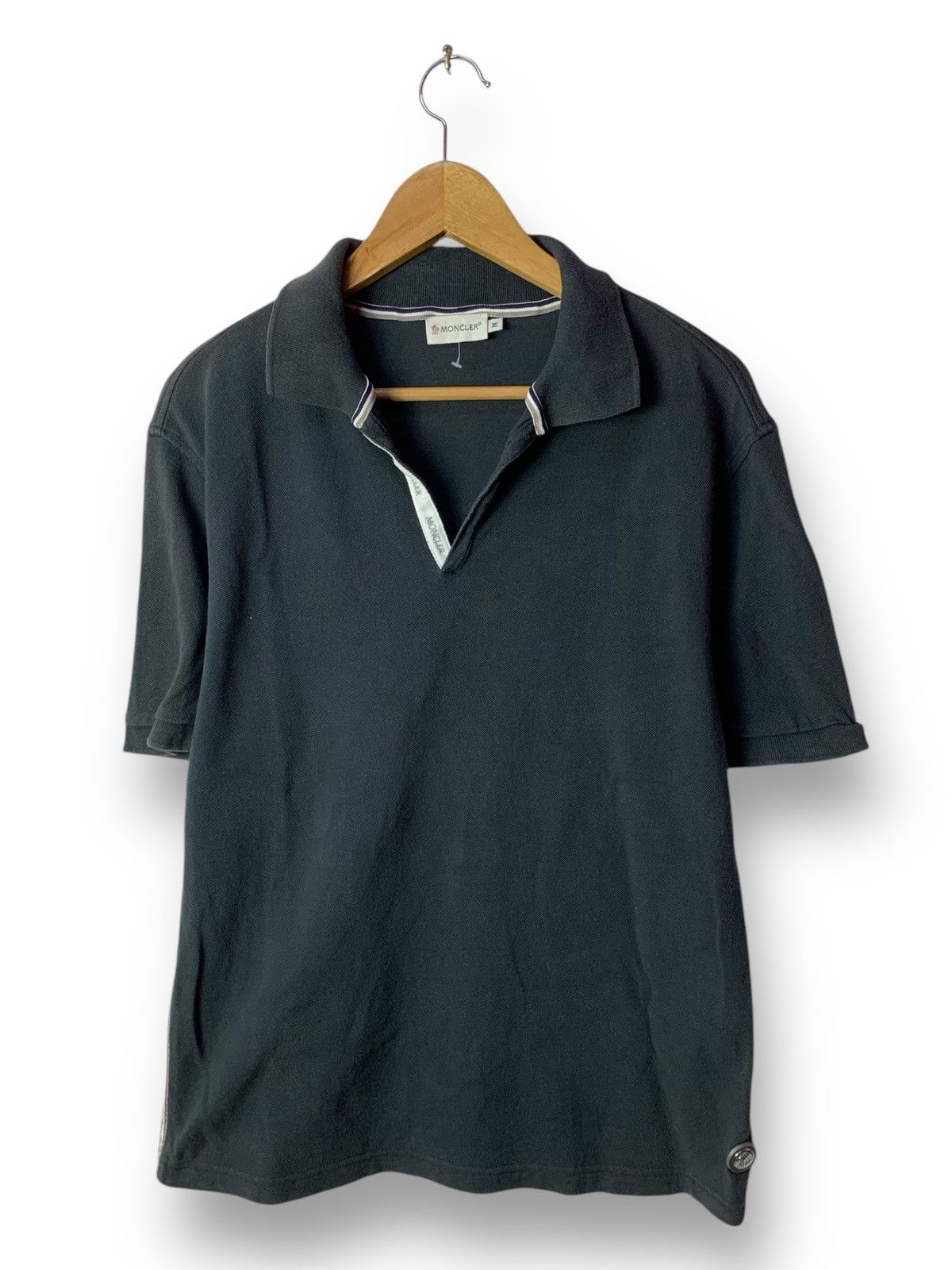Moncler 🔥Moncler Polo Collar Tee Casual Hooligan Size US M / EU 48-50 / 2 - 1 Thumbnail