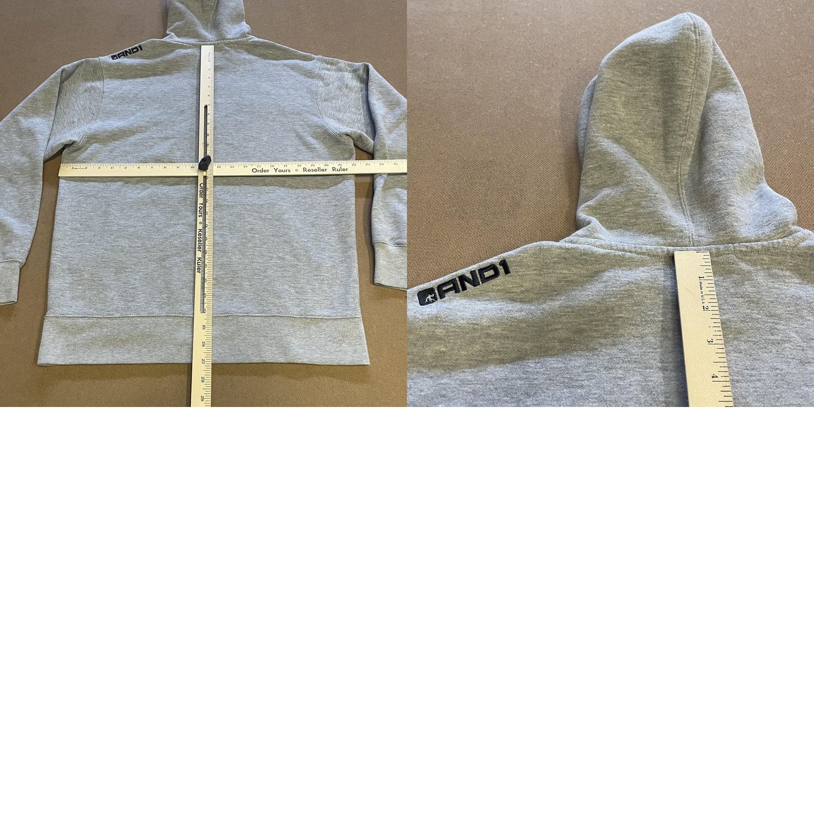 Vintage AND1 Hoodie Mens Medium Gray Pullover Basketball 1993 Since Day1 Embroidered Size US M / EU 48-50 / 2 - 9 Thumbnail