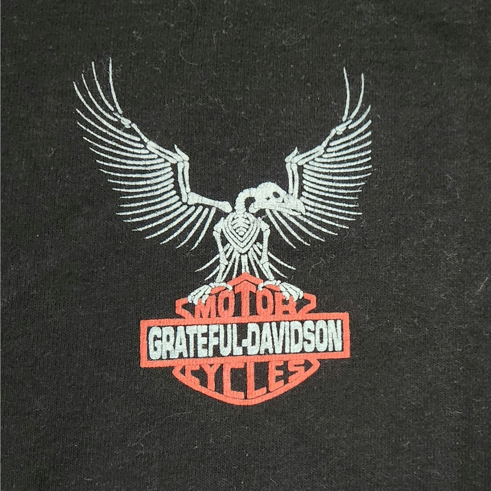 Fruit Of The Loom Authentic "Grateful-Davidson" Motor Cycles Vintage Shirt LRG Size US L / EU 52-54 / 3 - 5 Thumbnail
