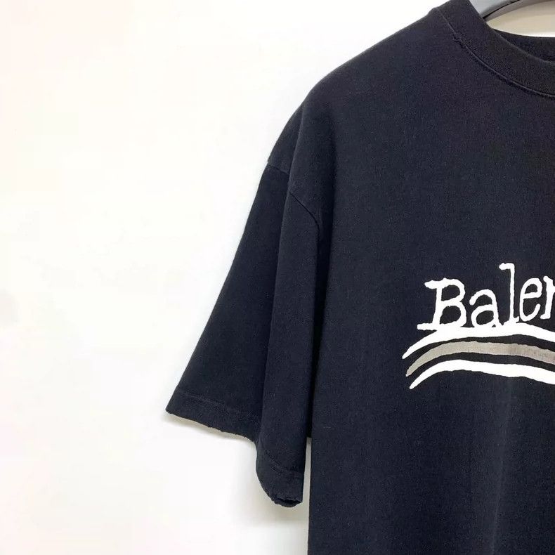 Balenciaga Balenciaga Handwritten Wave Coke Short Sleeve T-Shirt 2505- Size US XS / EU 42 / 0 - 5 Thumbnail