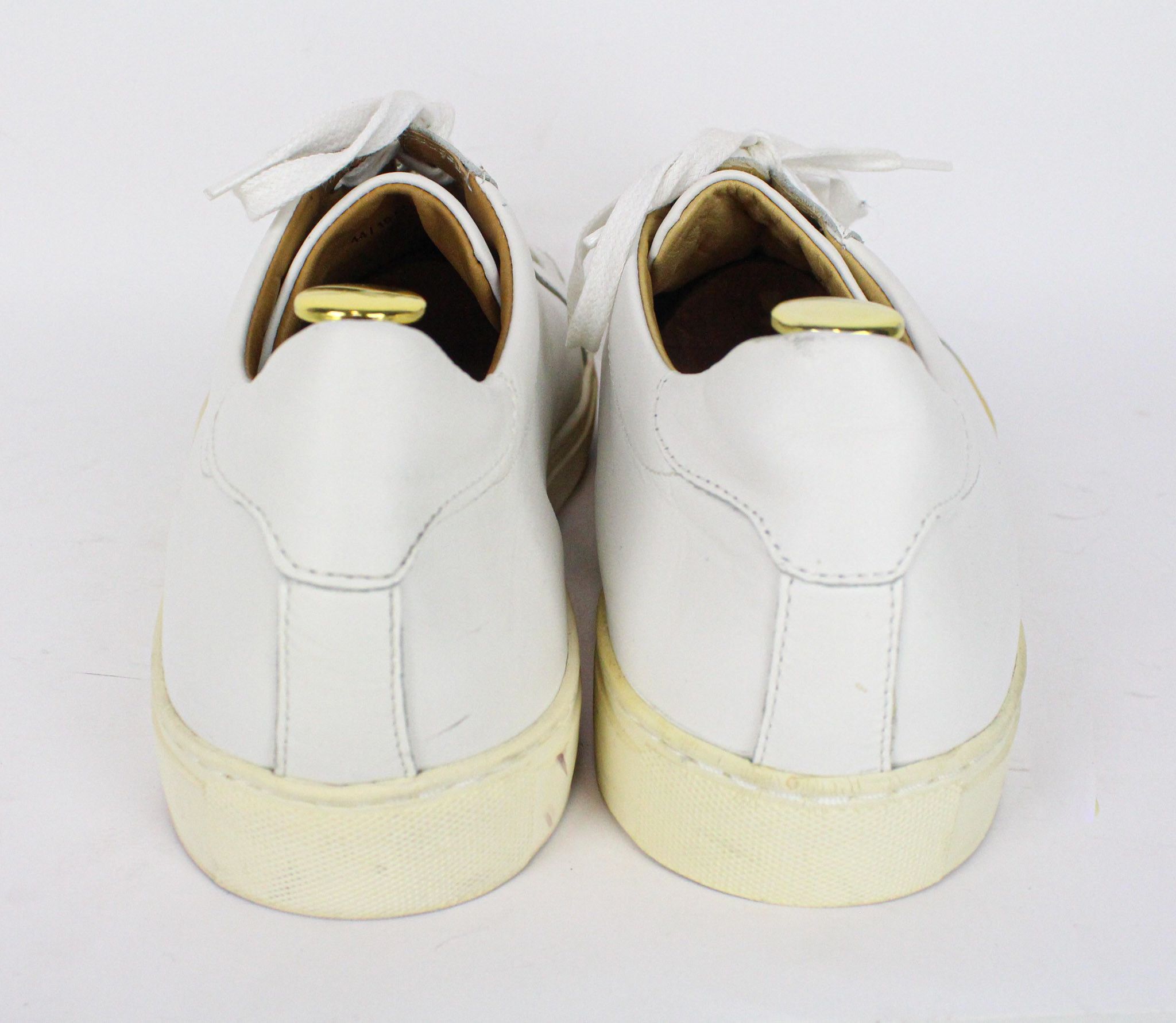 Suitsupply EU44 White Leather Leisure Low-Top 72667 Size US 11 / EU 44 - 3 Thumbnail
