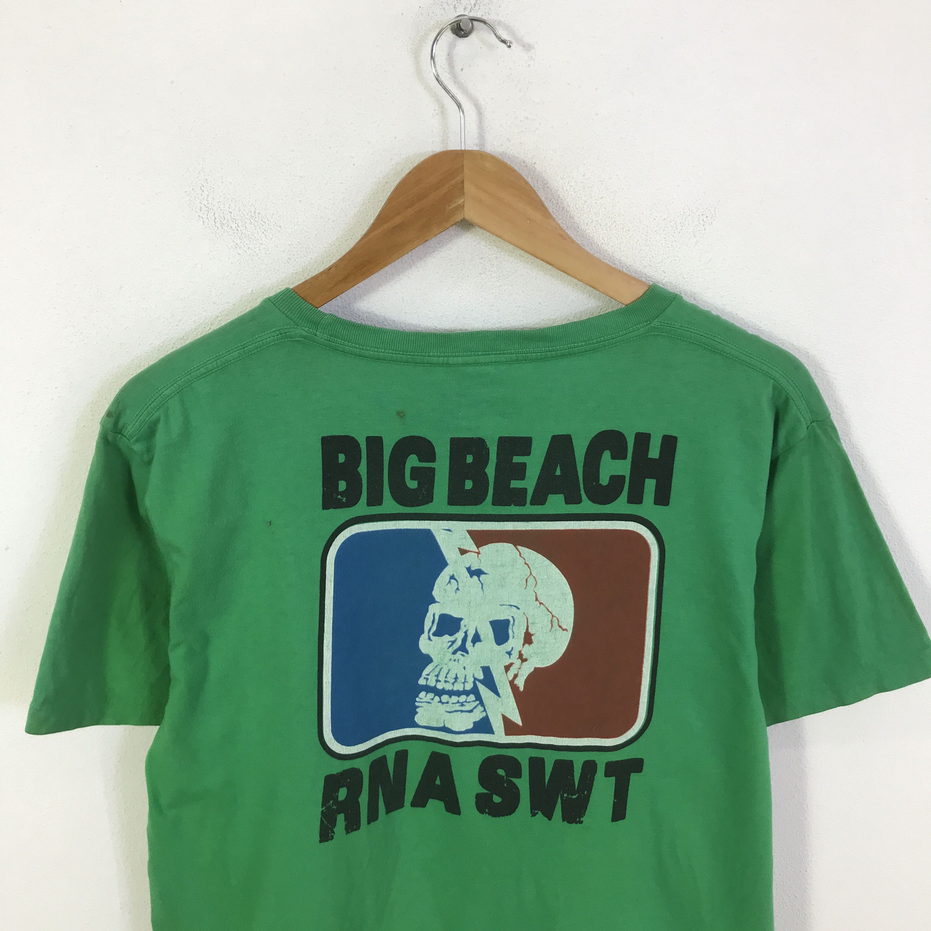 Japanese Brand Rna x big beach t-shirt K117B8 Size US M / EU 48-50 / 2 - 4 Thumbnail