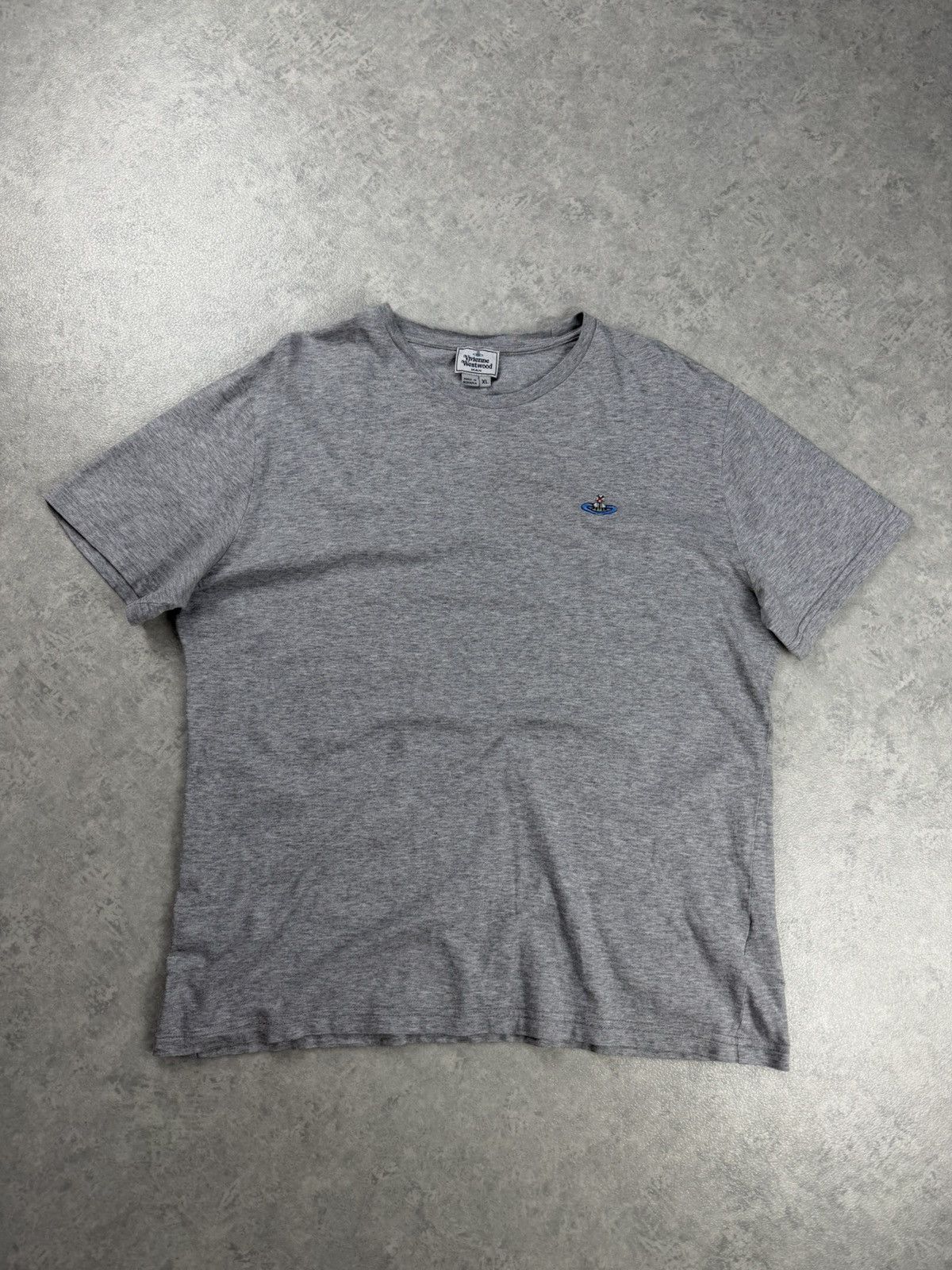 Vivienne Westwood Vivienne Westwood MAN Grey Orb Logo T-Shirt XL Fits M Size US M / EU 48-50 / 2 - 1 Thumbnail