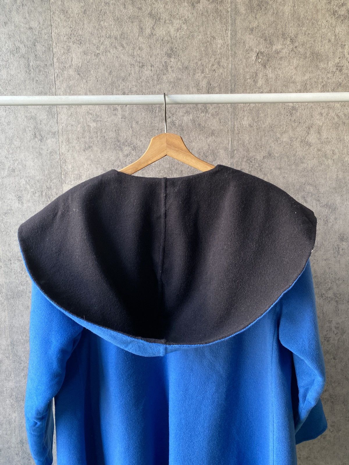 Yves Saint Laurent Vintage 90s Yves Saint Laurent Cloak Cape Wool Jacket Size XXL / US 16-18 / IT 52-54 - 8 Thumbnail