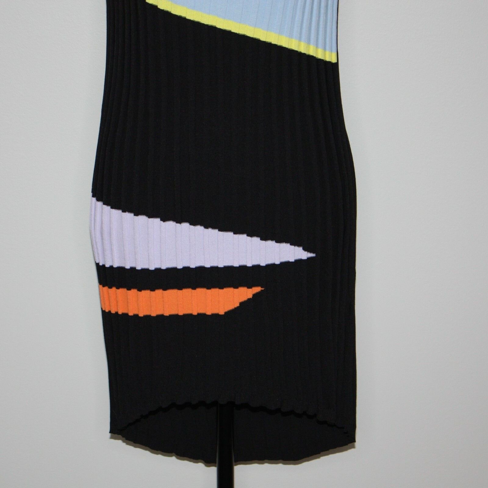Other Raoul Ribbed Cotton-Blend Mini Black Dress MSRP $715 Size L / US 10 / IT 46 - 12 Thumbnail