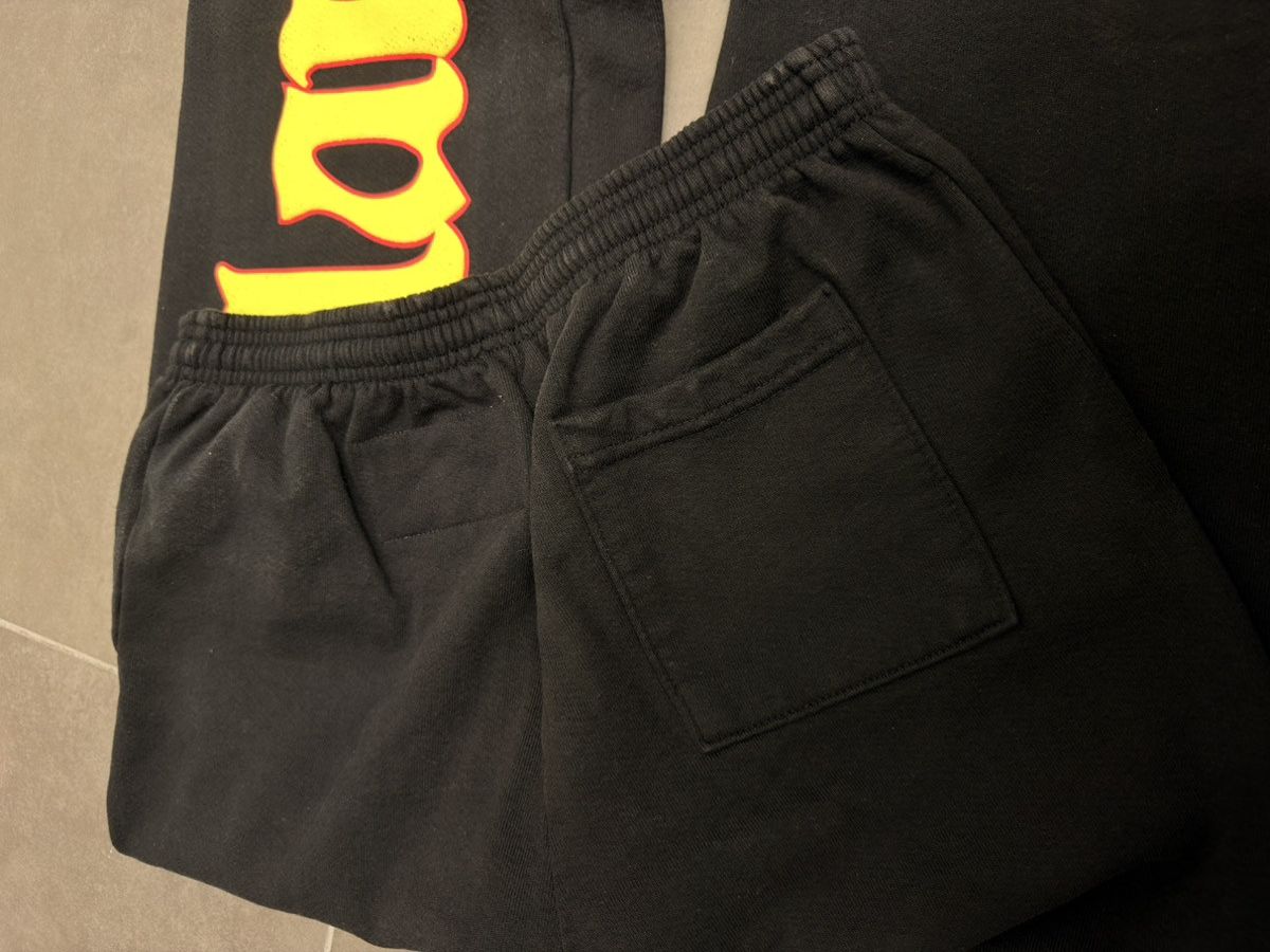 Sp5der SP5DER BLACK ATLANTA SWEATPANTS Medium Size US 32 / EU 48 - 4 Thumbnail